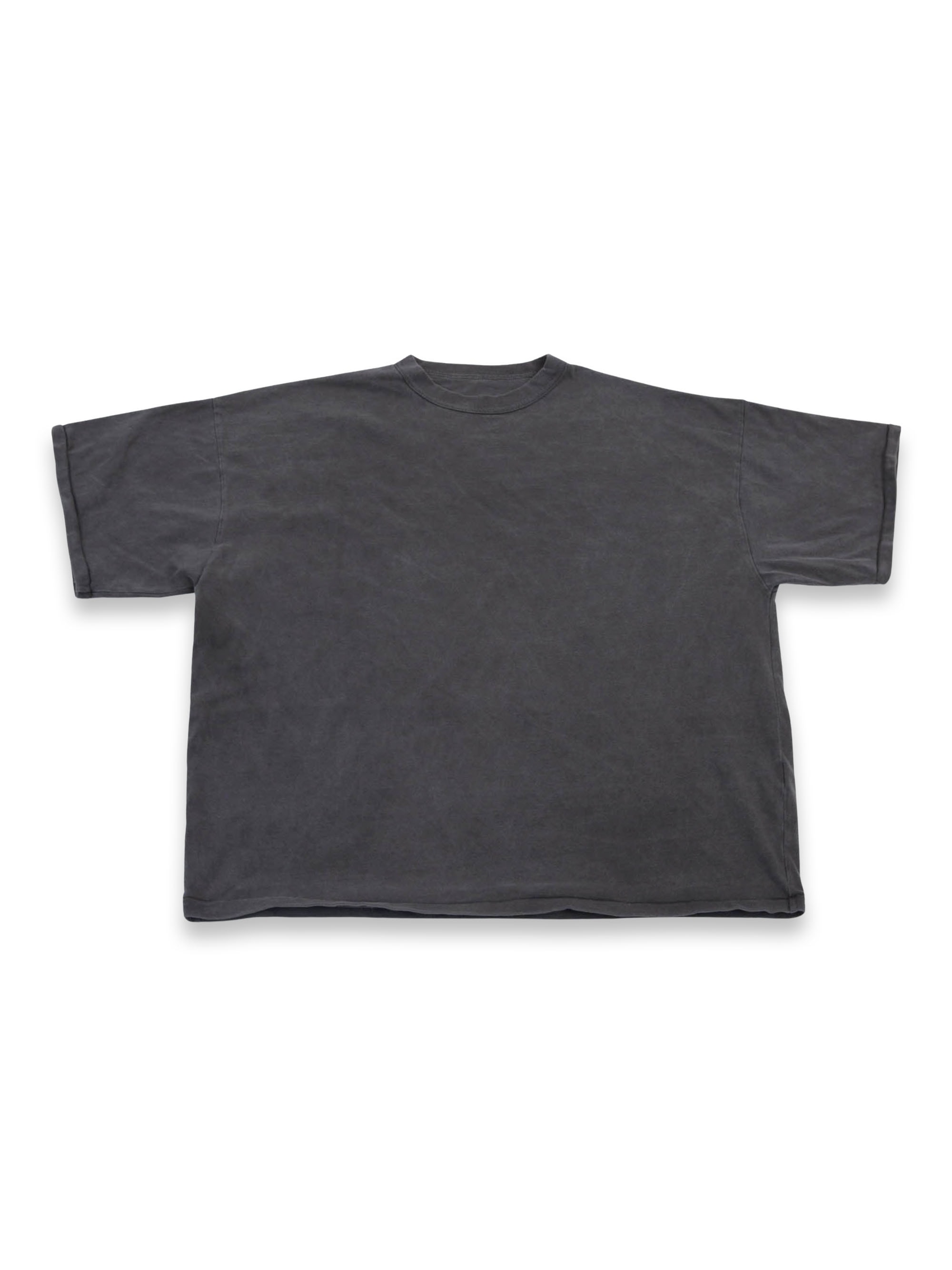 Oversized Heavy rib Tee (Vintage Black)