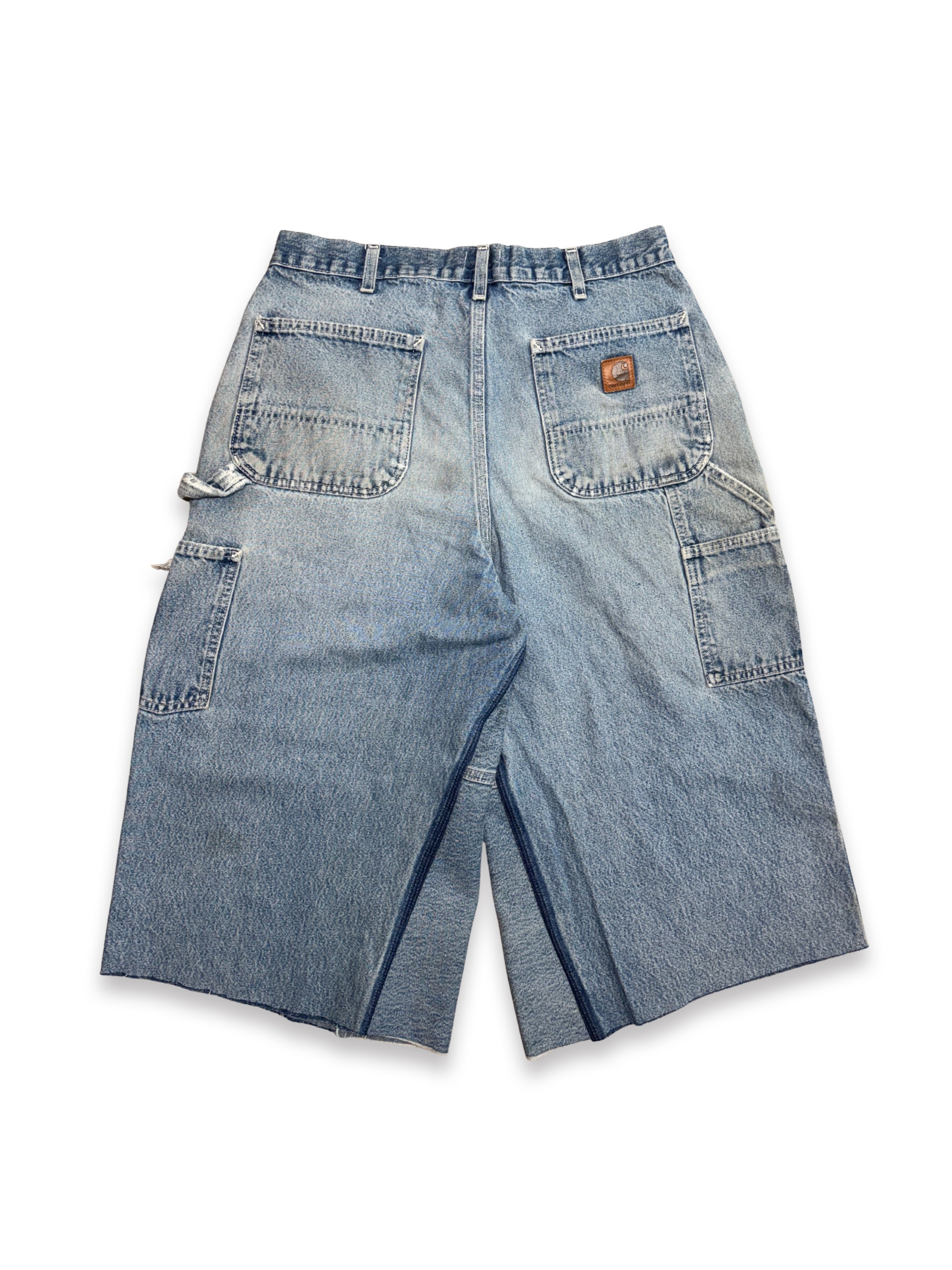 Vtg Carhartt Boro Sashiko Distressed Shorts . 014