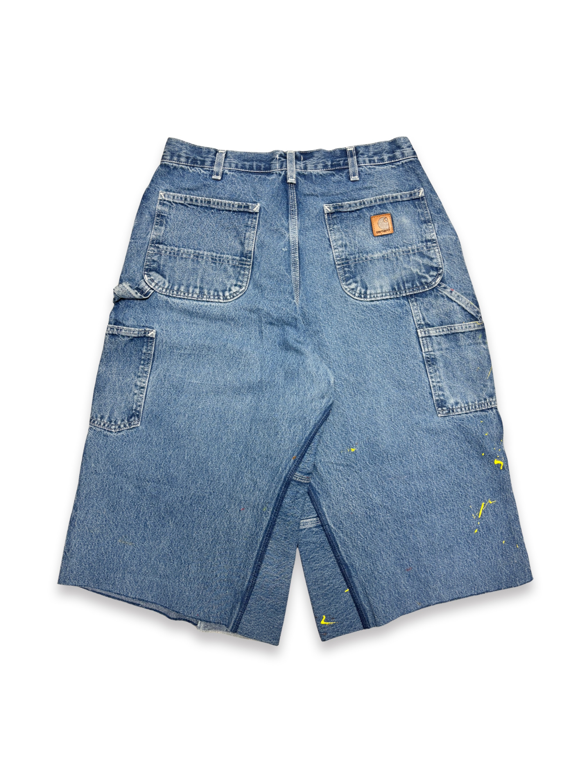Vtg Carhartt Boro Sashiko Distressed Shorts . 016