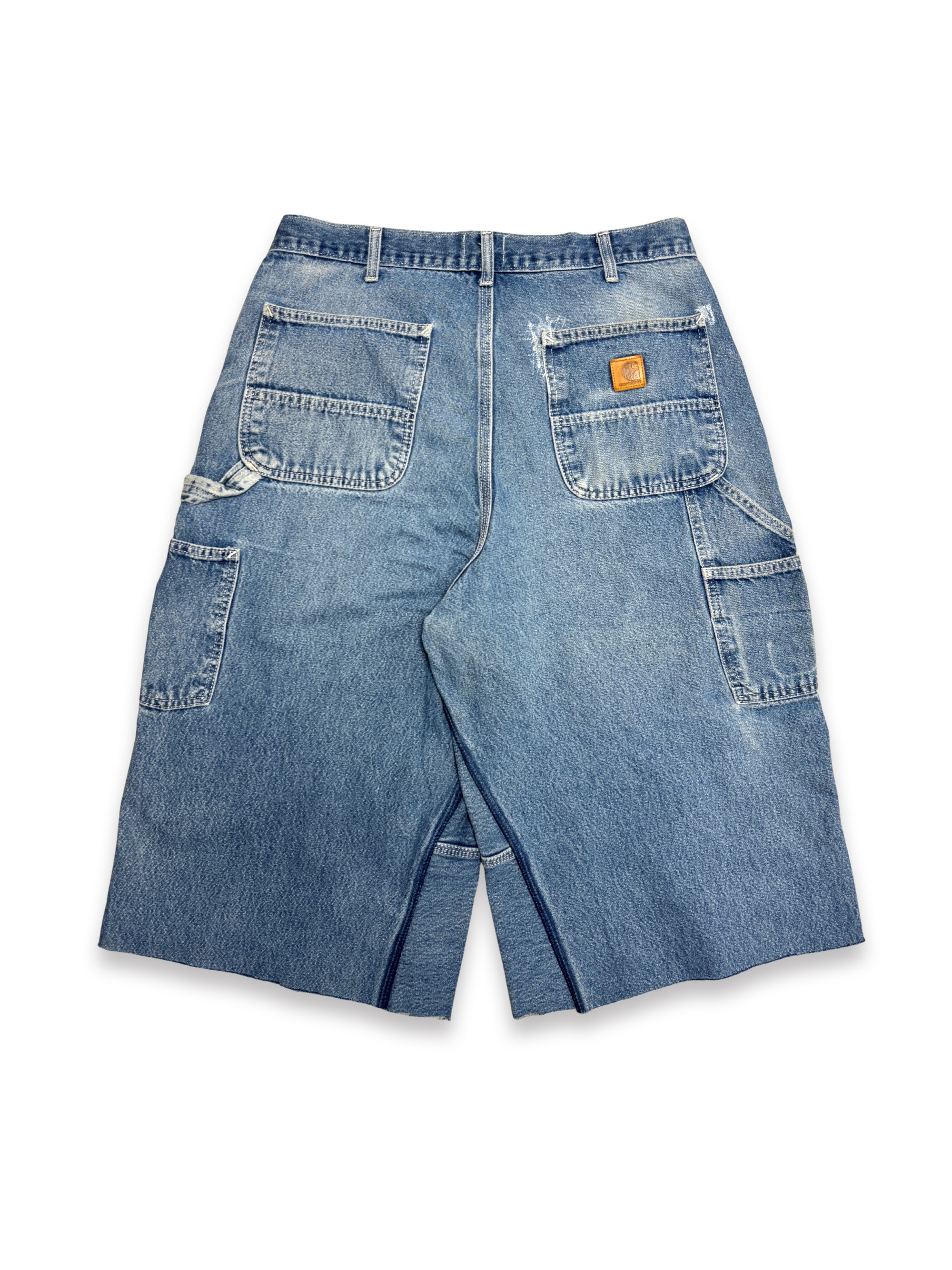 Vtg Carhartt Boro Sashiko Distressed Shorts . 019 (36")