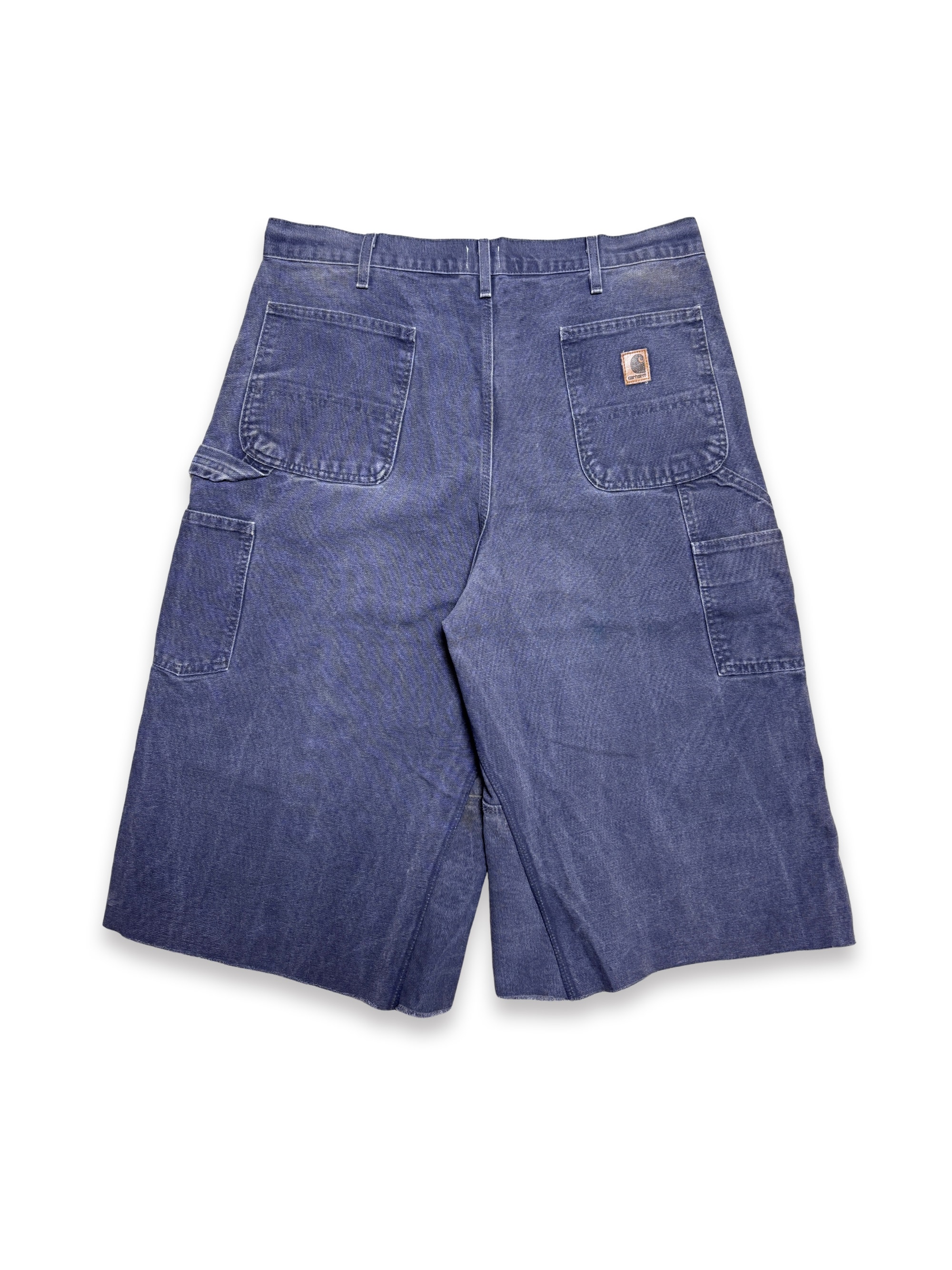 Vtg Carhartt Boro Sashiko Distressed Shorts . 034 (40")