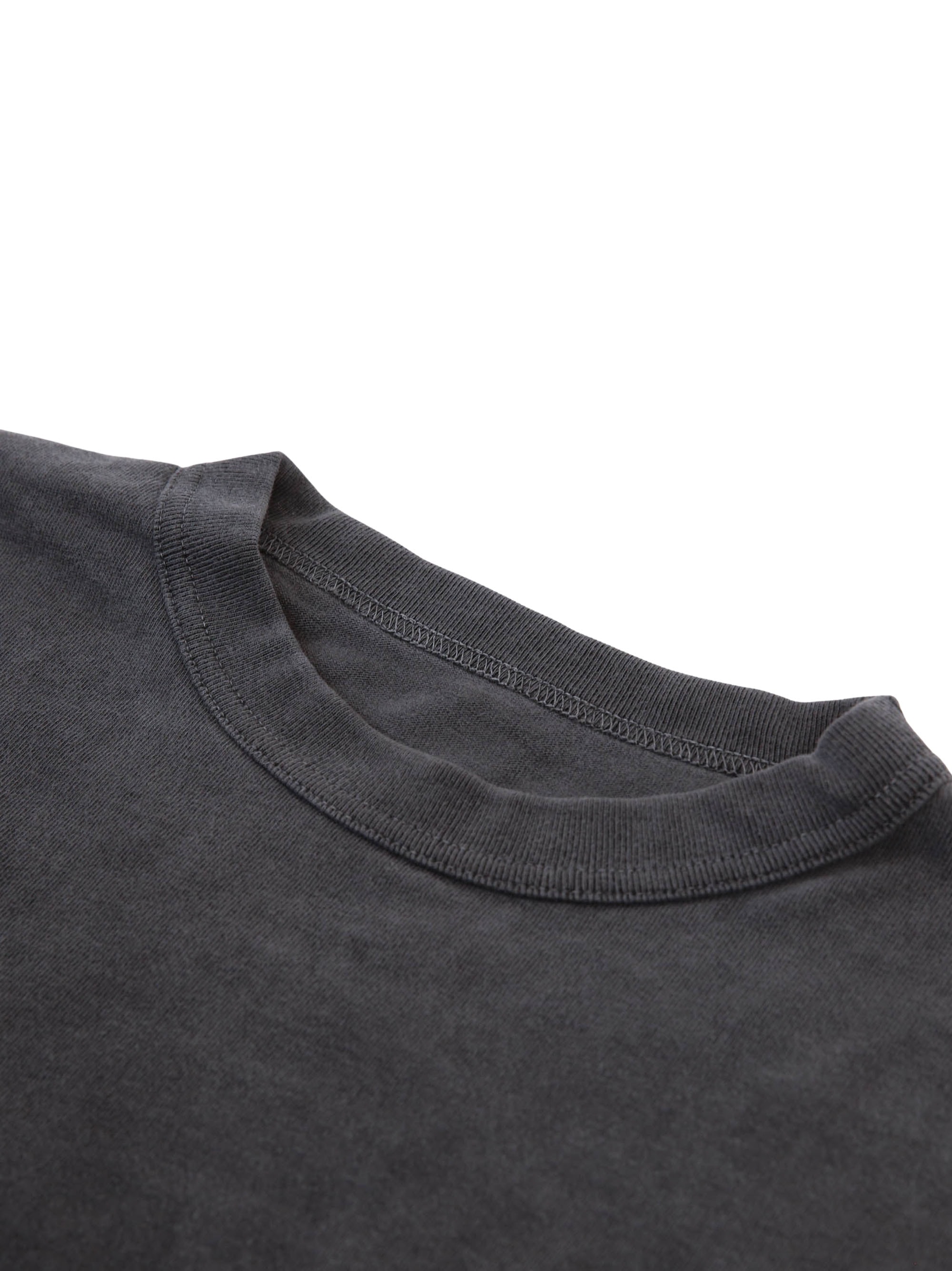 Oversized Heavy rib Tee (Vintage Black)