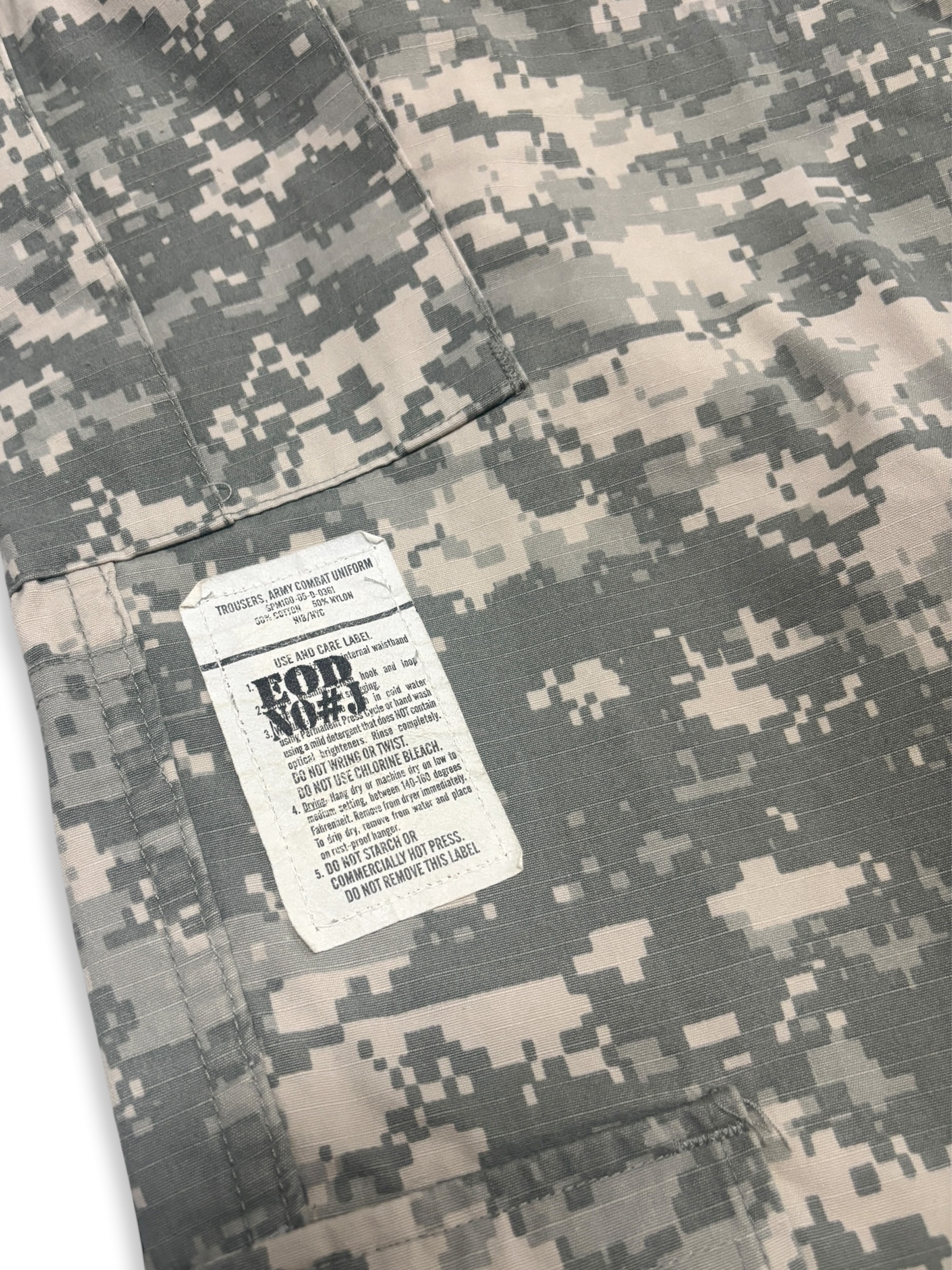 ACU Camo BDU Wide Flare Pants