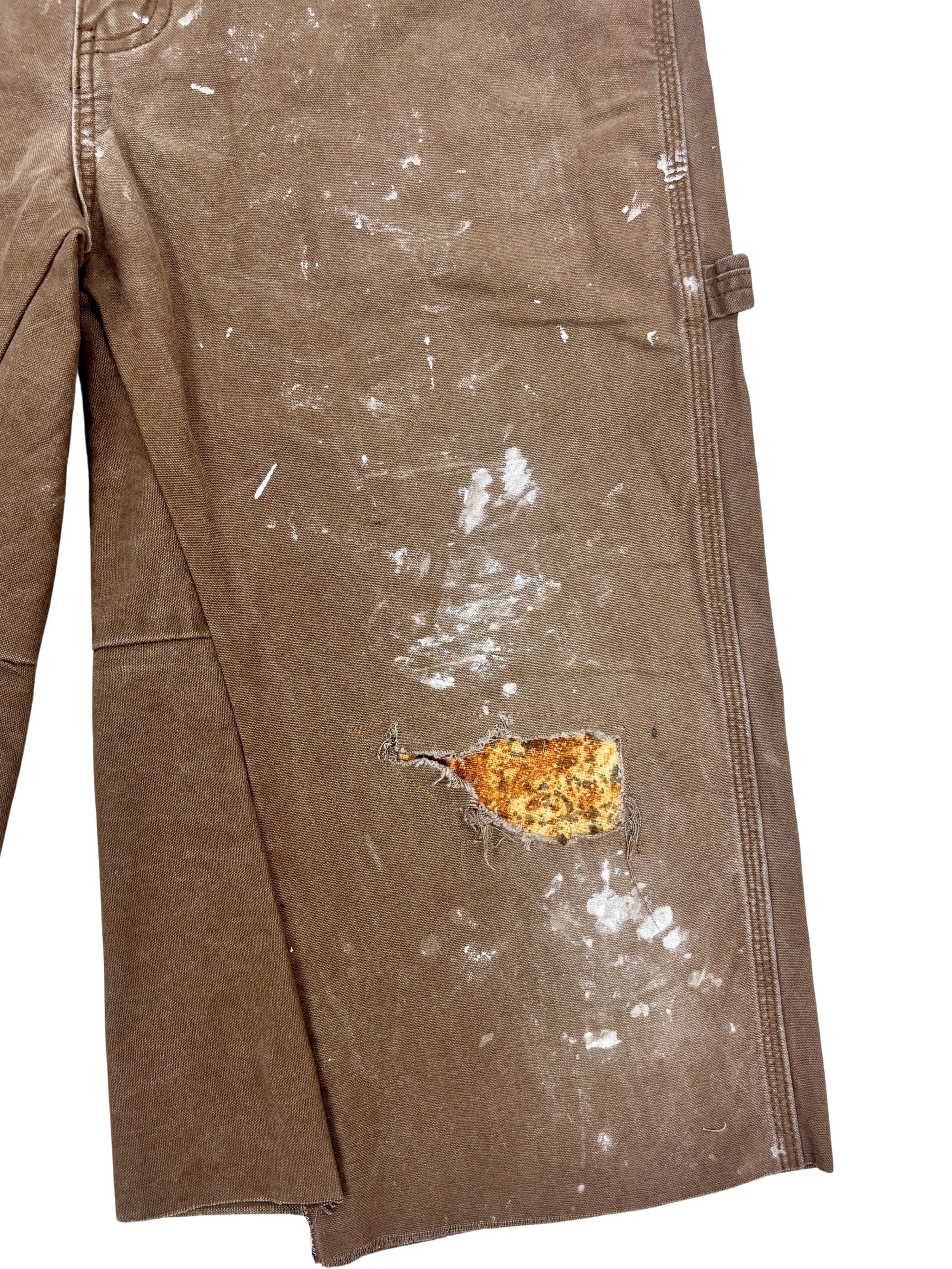 Vtg Dickies Sashiko Distressed Shorts . 004