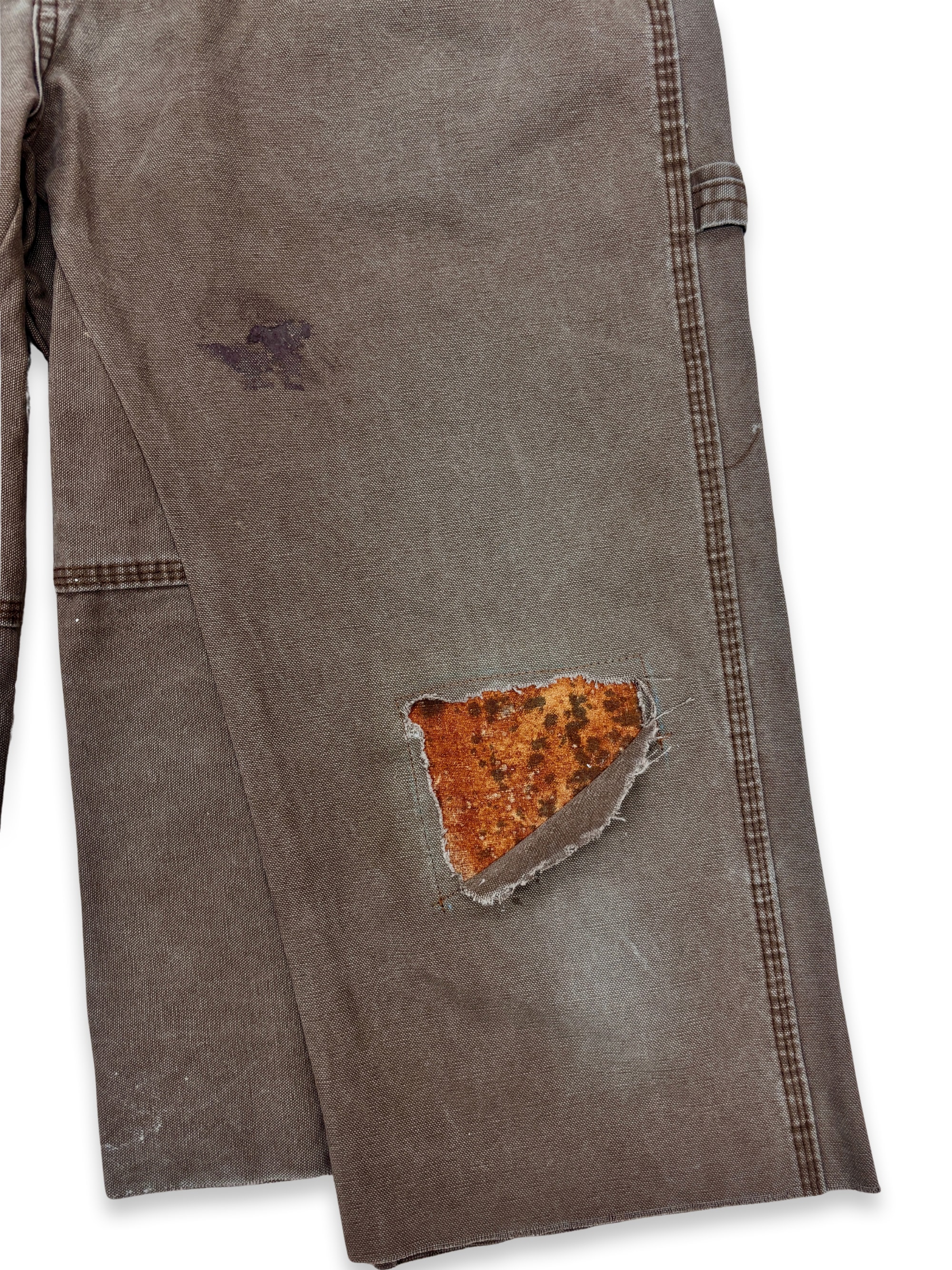 Vtg Dickies Sashiko Distressed Shorts . 005