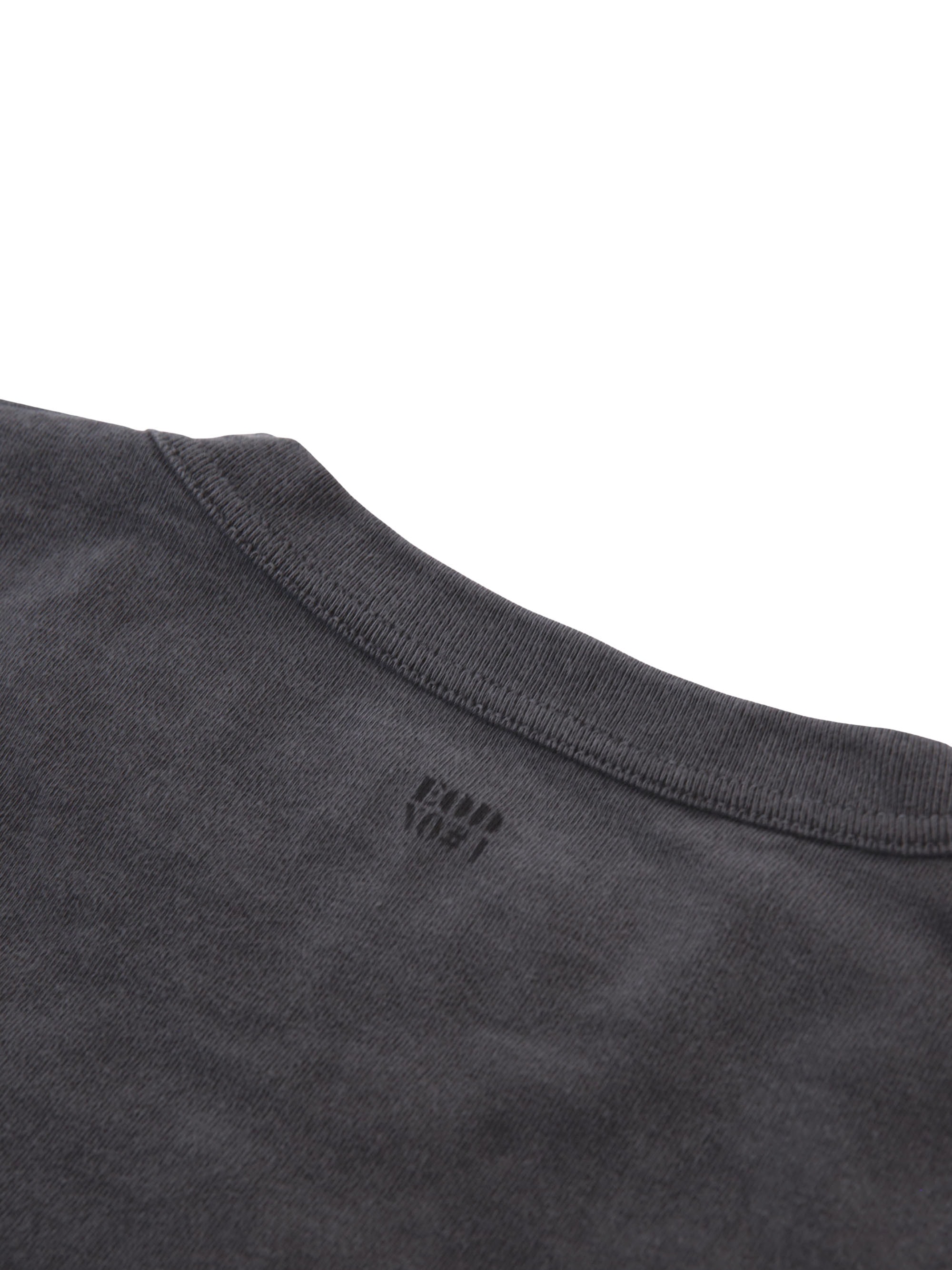Oversized Heavy rib Tee (Vintage Black)