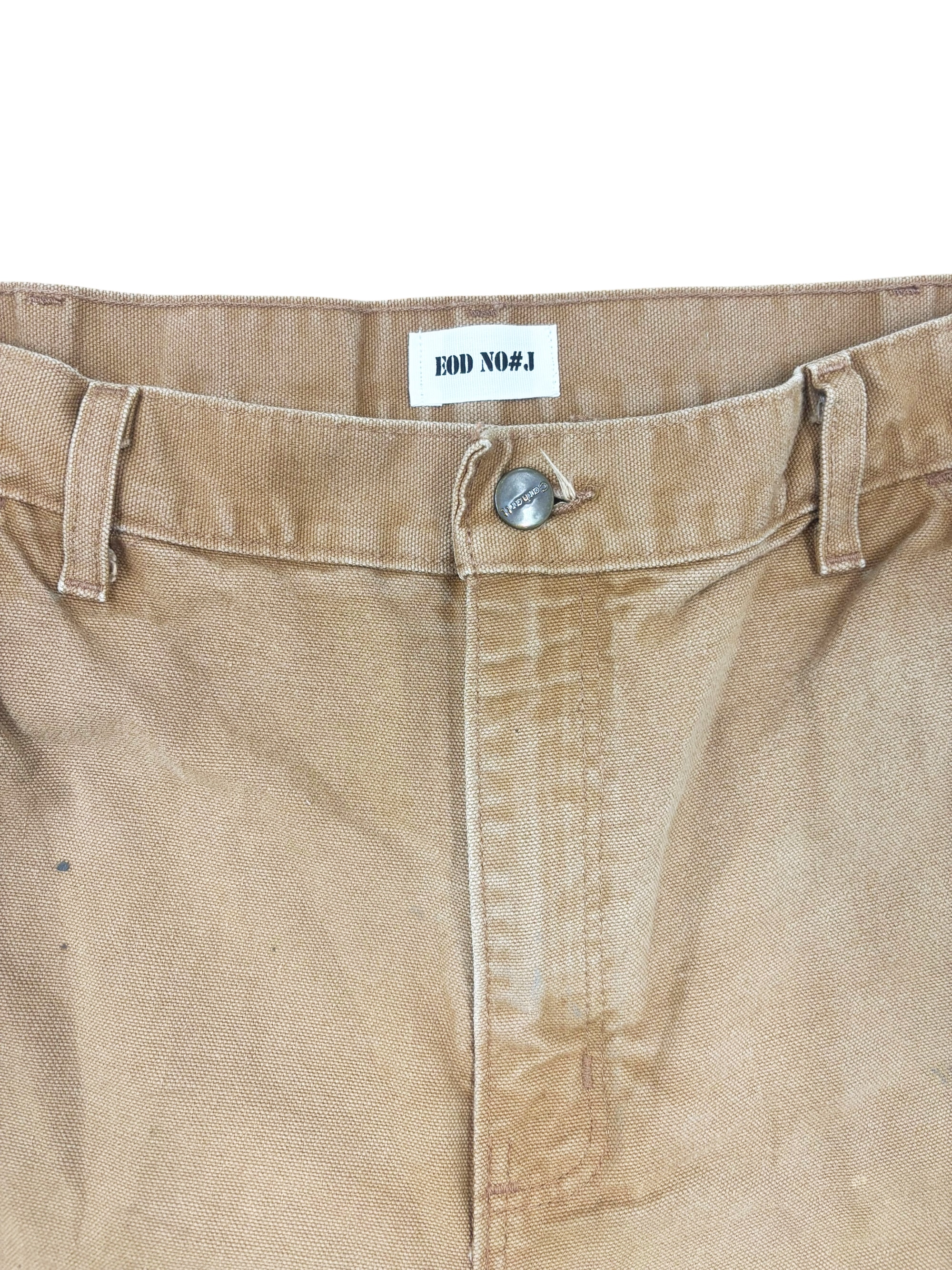 Vtg Carhartt Boro Sashiko Distressed Shorts . 002