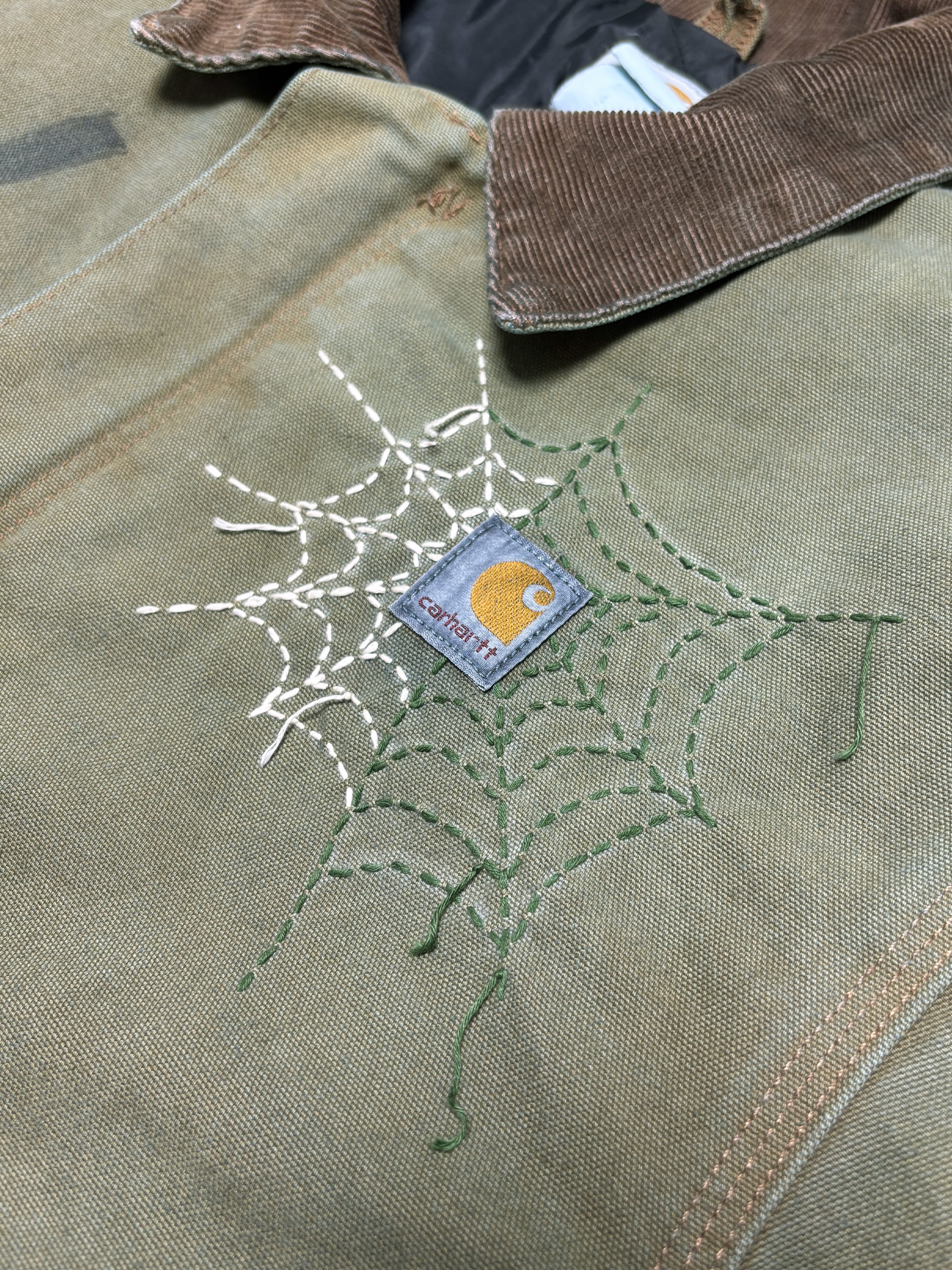 Vtg Carhartt Boro Sashiko Jacket . 001