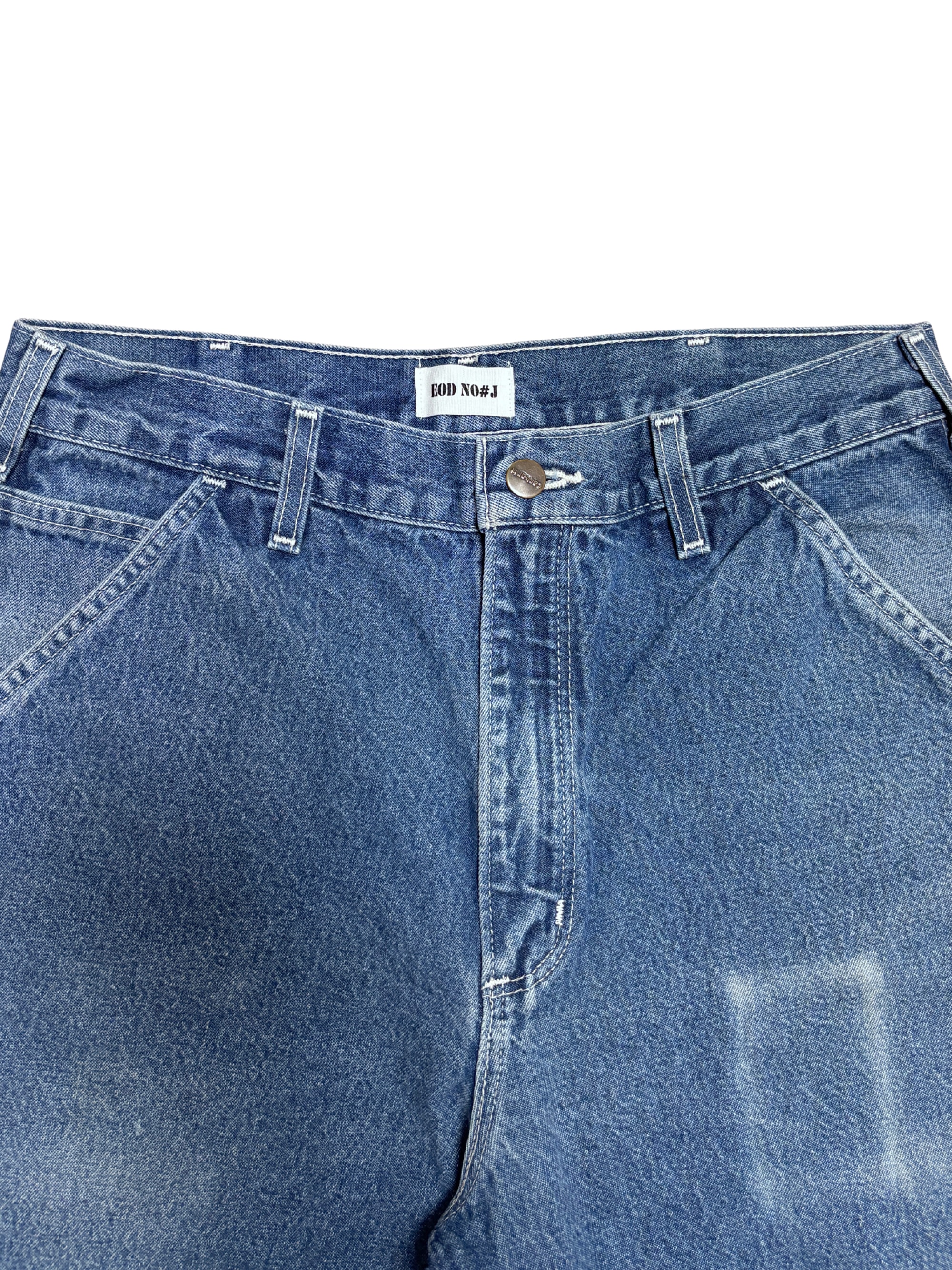 Vtg Carhartt Boro Sashiko Distressed Shorts . 033 (33")