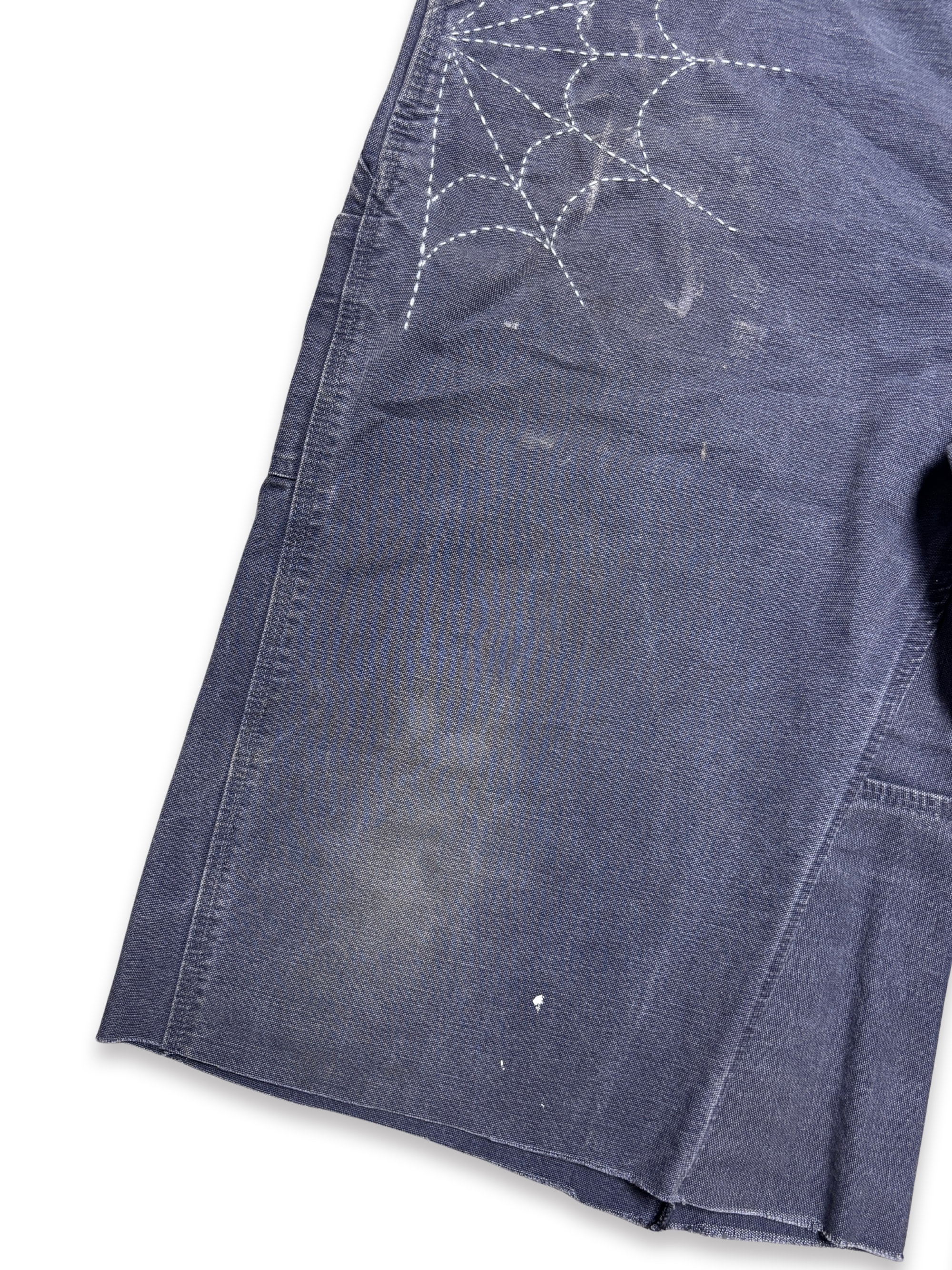 Vtg Carhartt Boro Sashiko Distressed Shorts . 034 (40")
