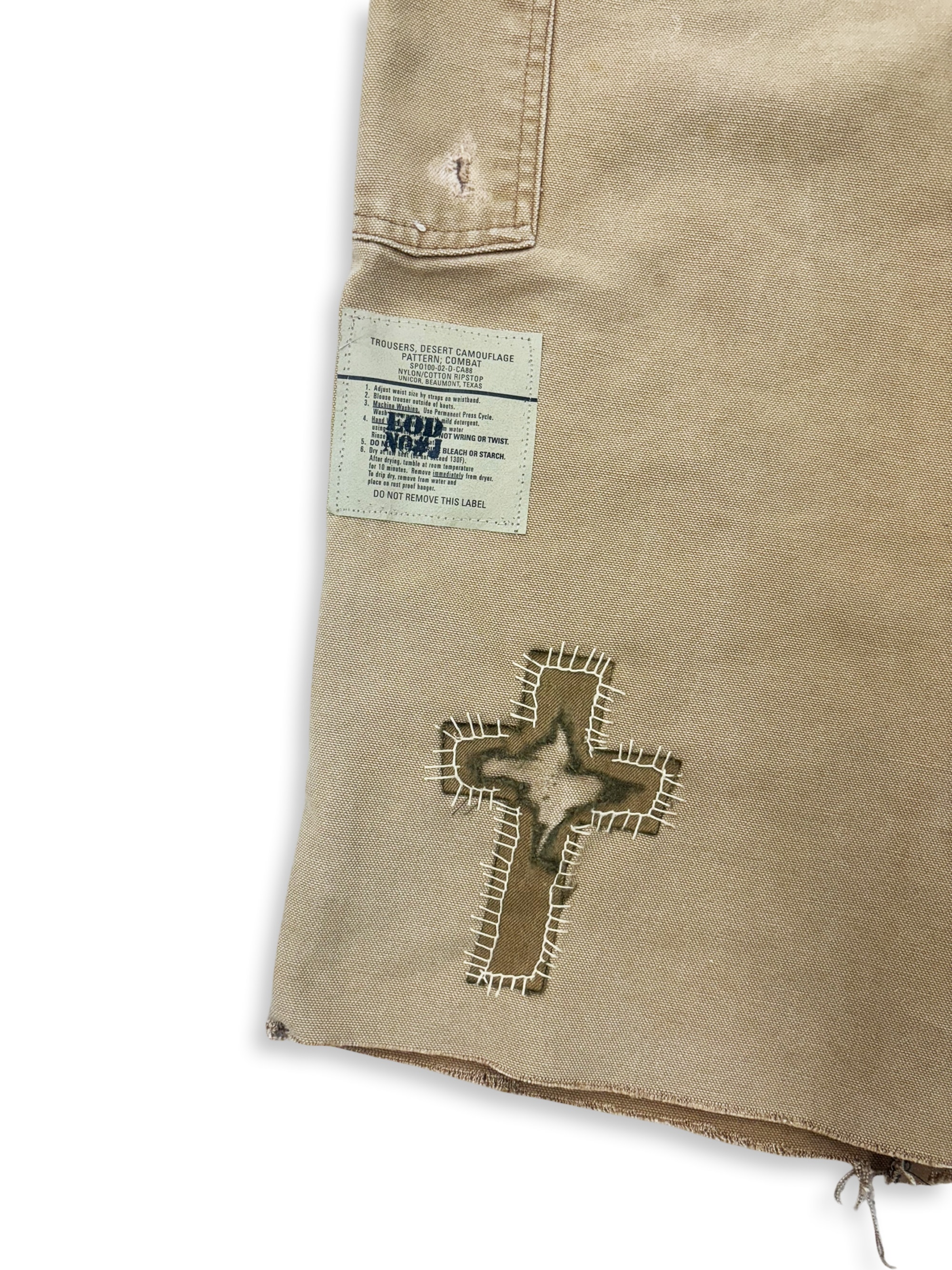 Vtg Carhartt Boro Sashiko Distressed Shorts . 001