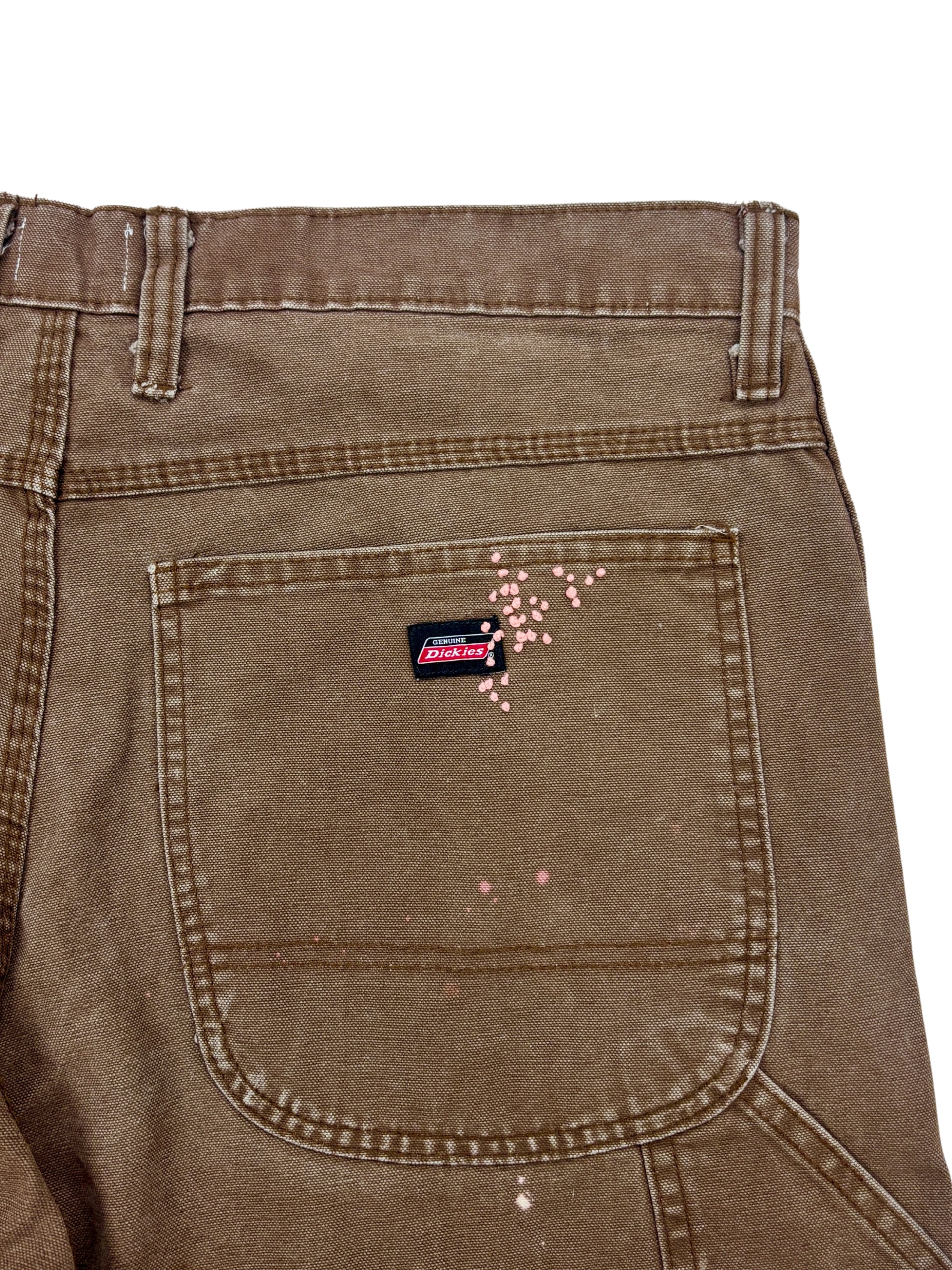 Vtg Dickies Sashiko Distressed Shorts . 001