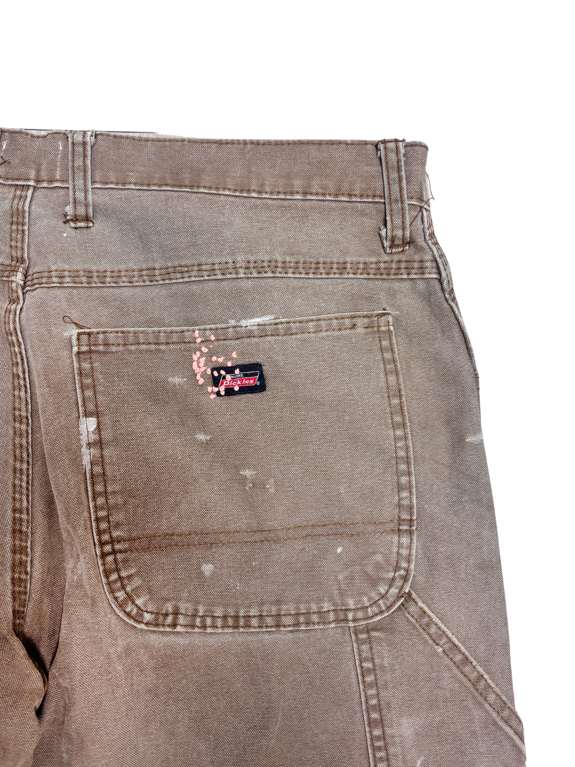Vtg Dickies Sashiko Distressed Shorts . 006