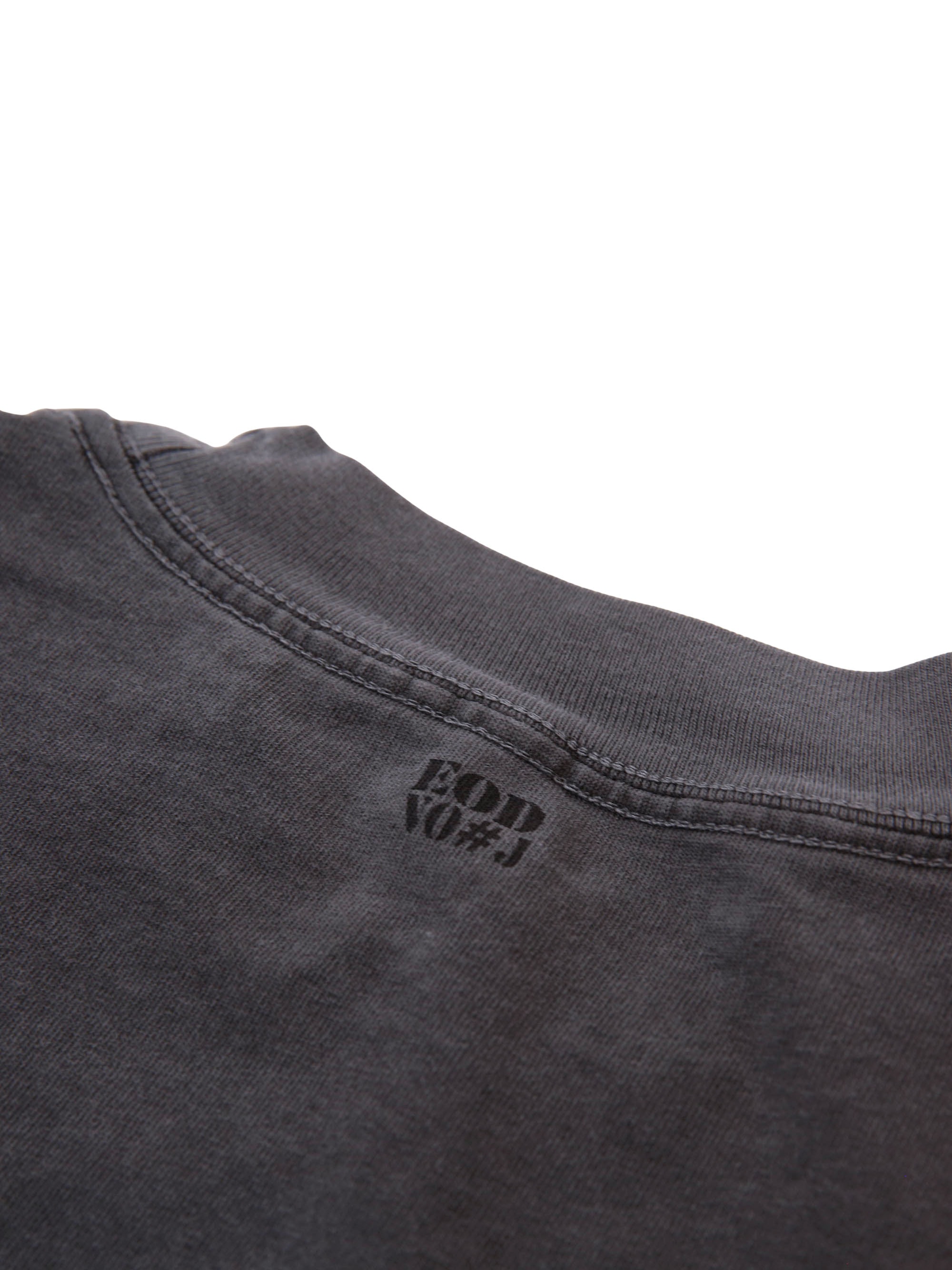 Washed Heavy Cropped Tee (Black)