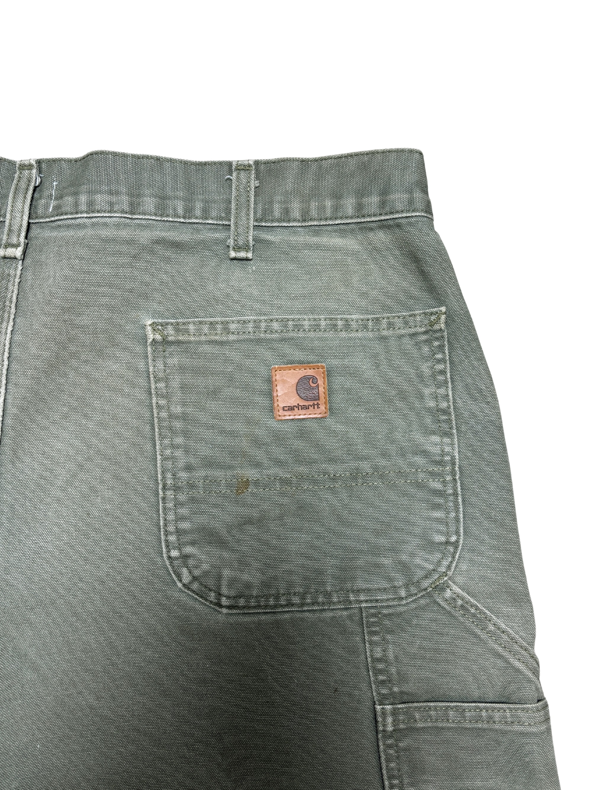 Vtg Carhartt Boro Sashiko Distressed Shorts . 025 (40")