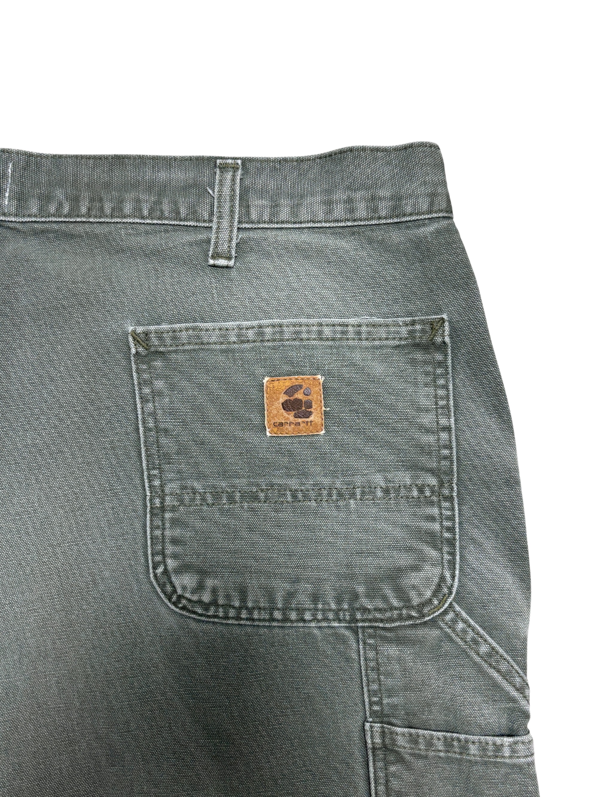 Vtg Carhartt Boro Sashiko Distressed Shorts . 030 (40")