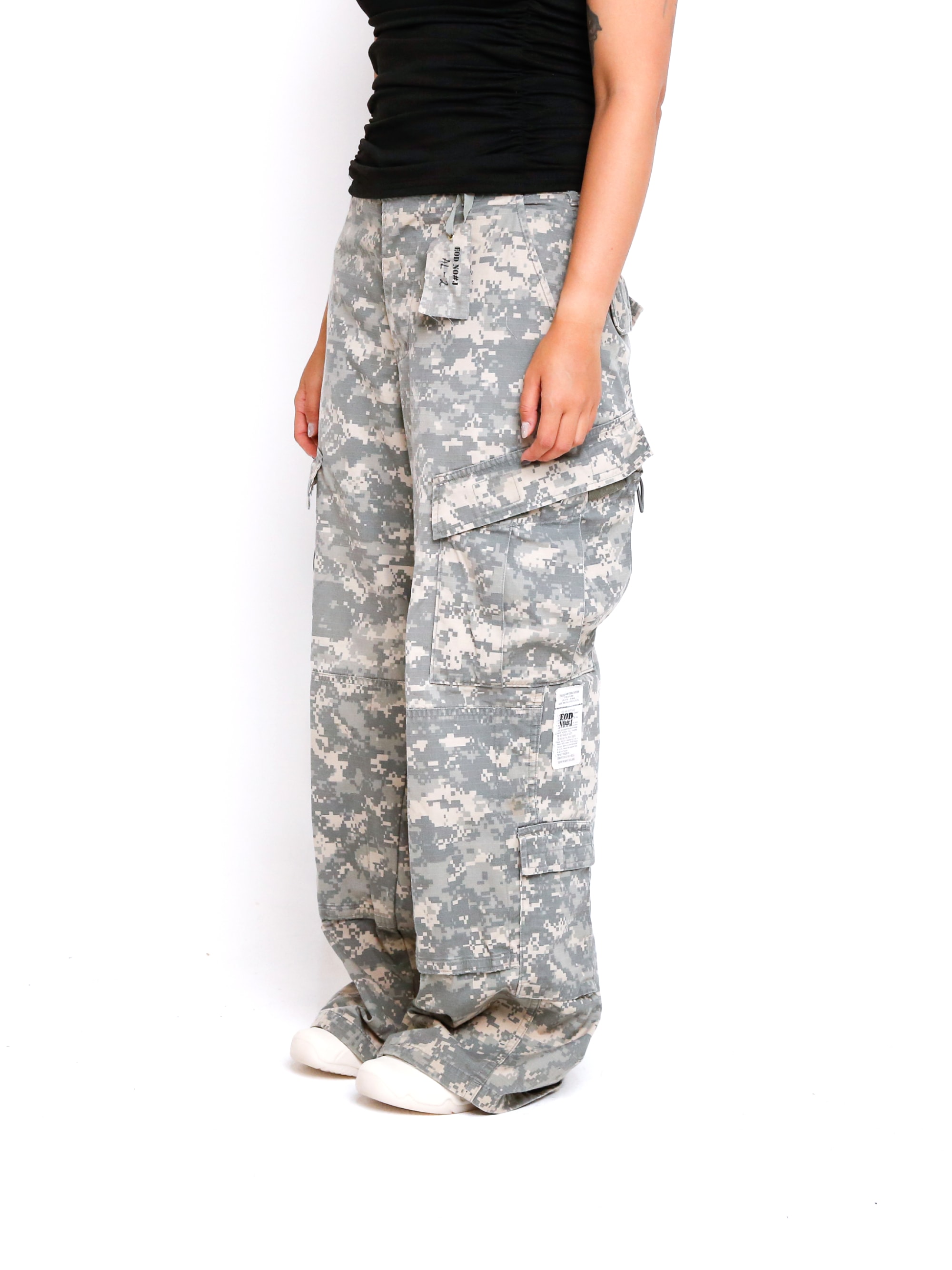 ACU Camo BDU Wide Flare Pants