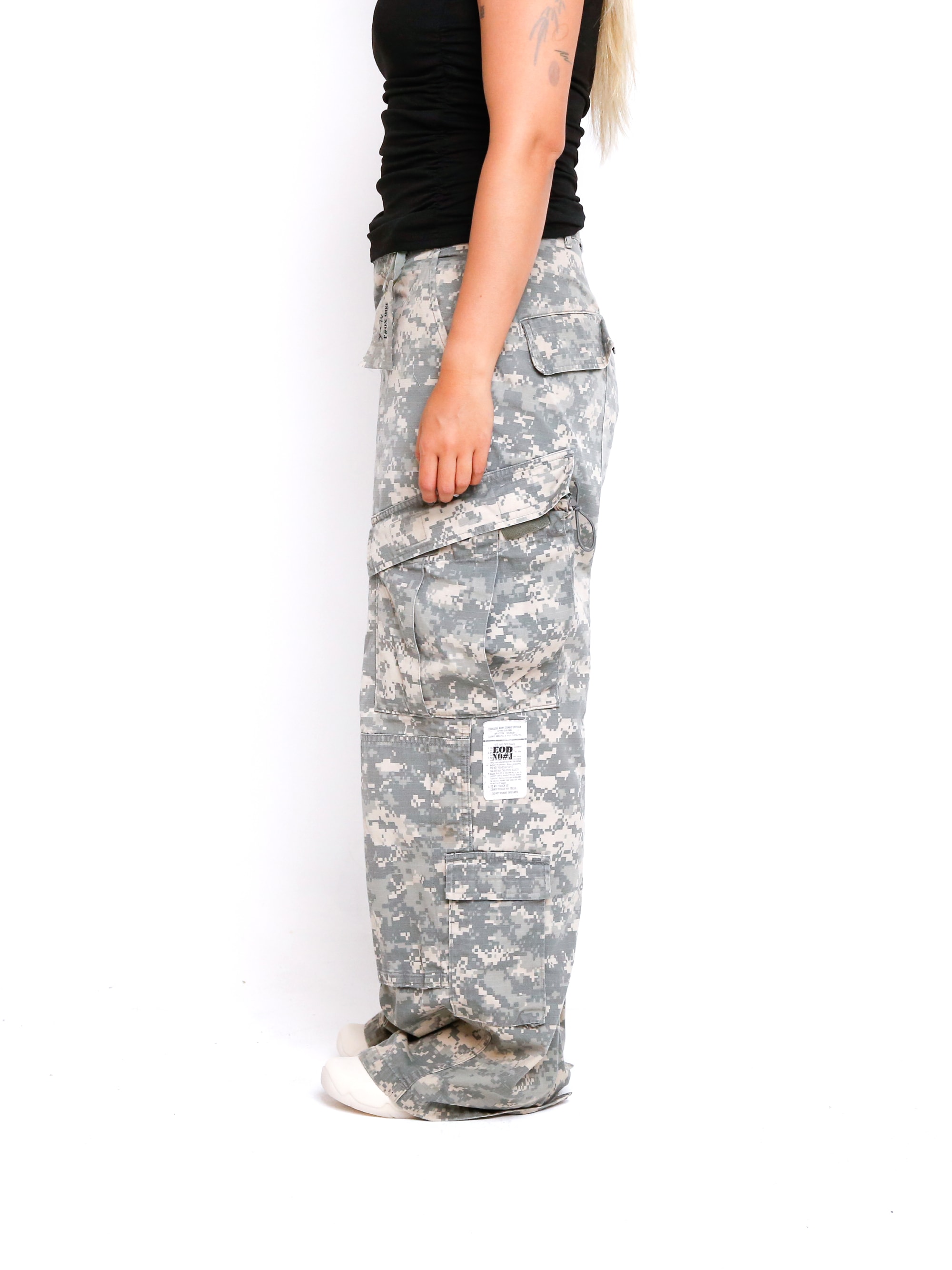 ACU Camo BDU Wide Flare Pants