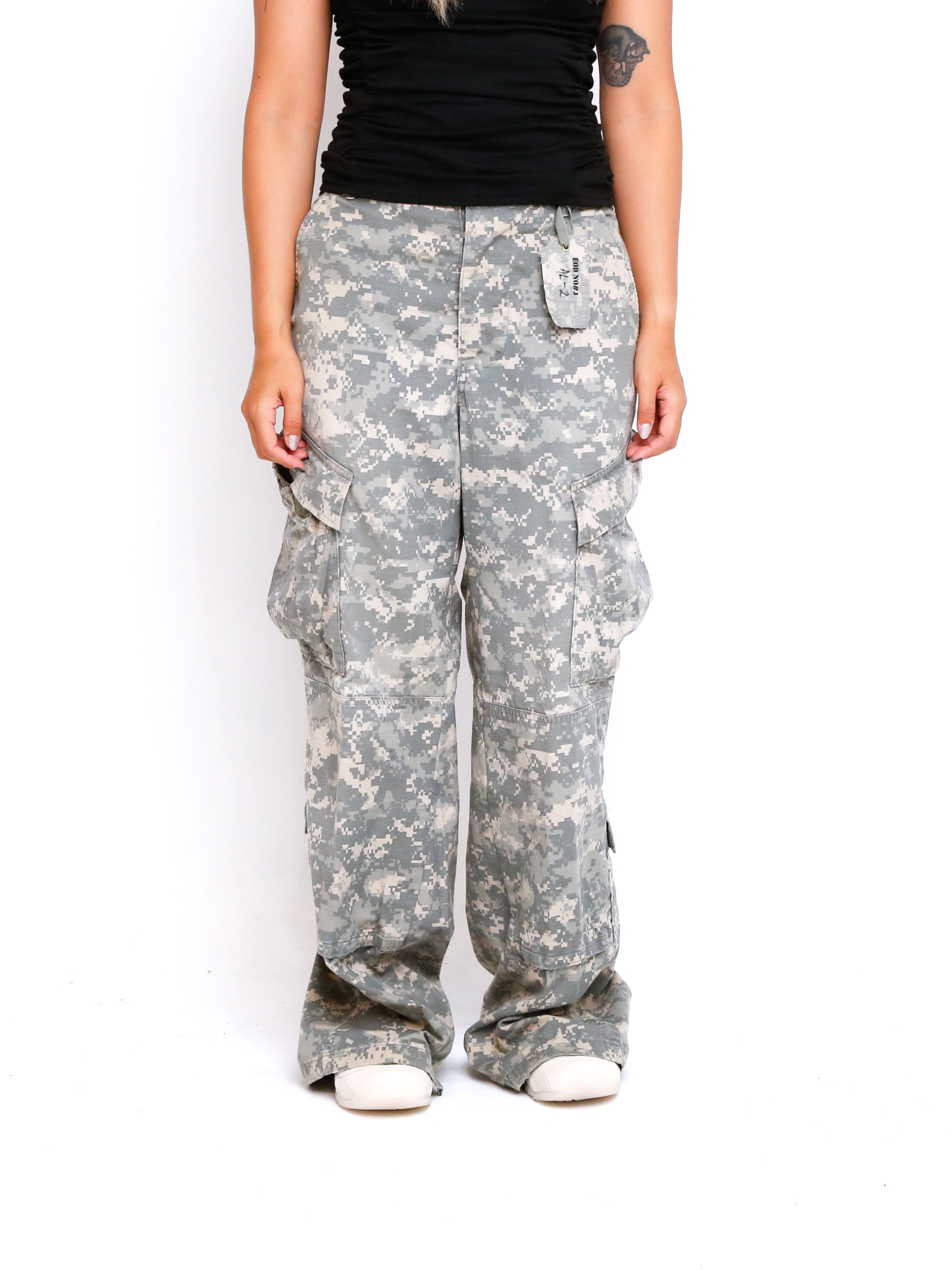 ACU Camo BDU Wide Flare Pants