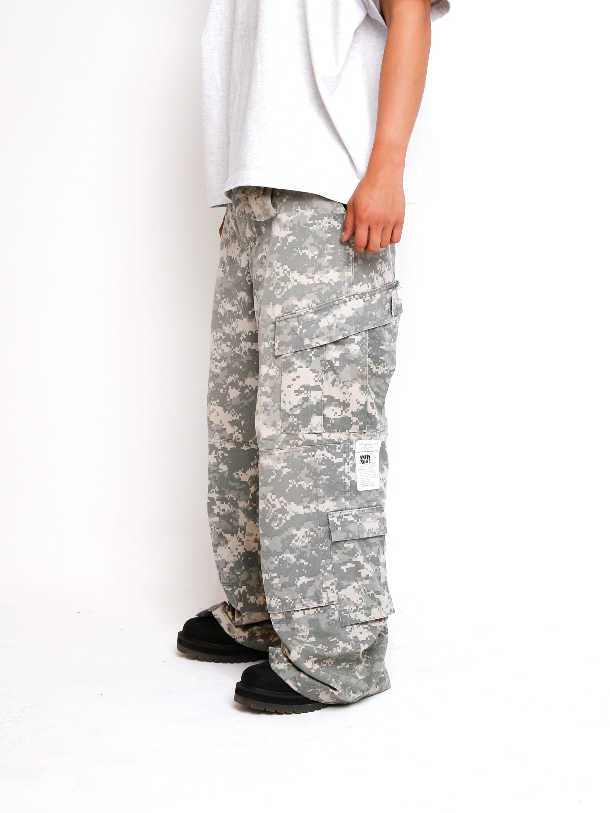 ACU Camo BDU Wide Flare Pants