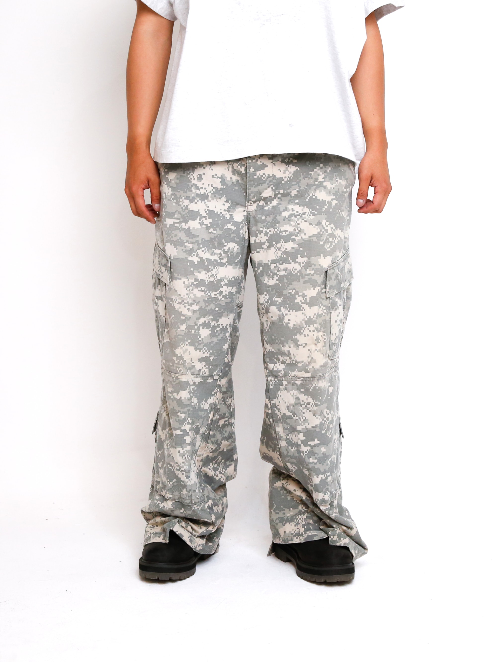 ACU Camo BDU Wide Flare Pants
