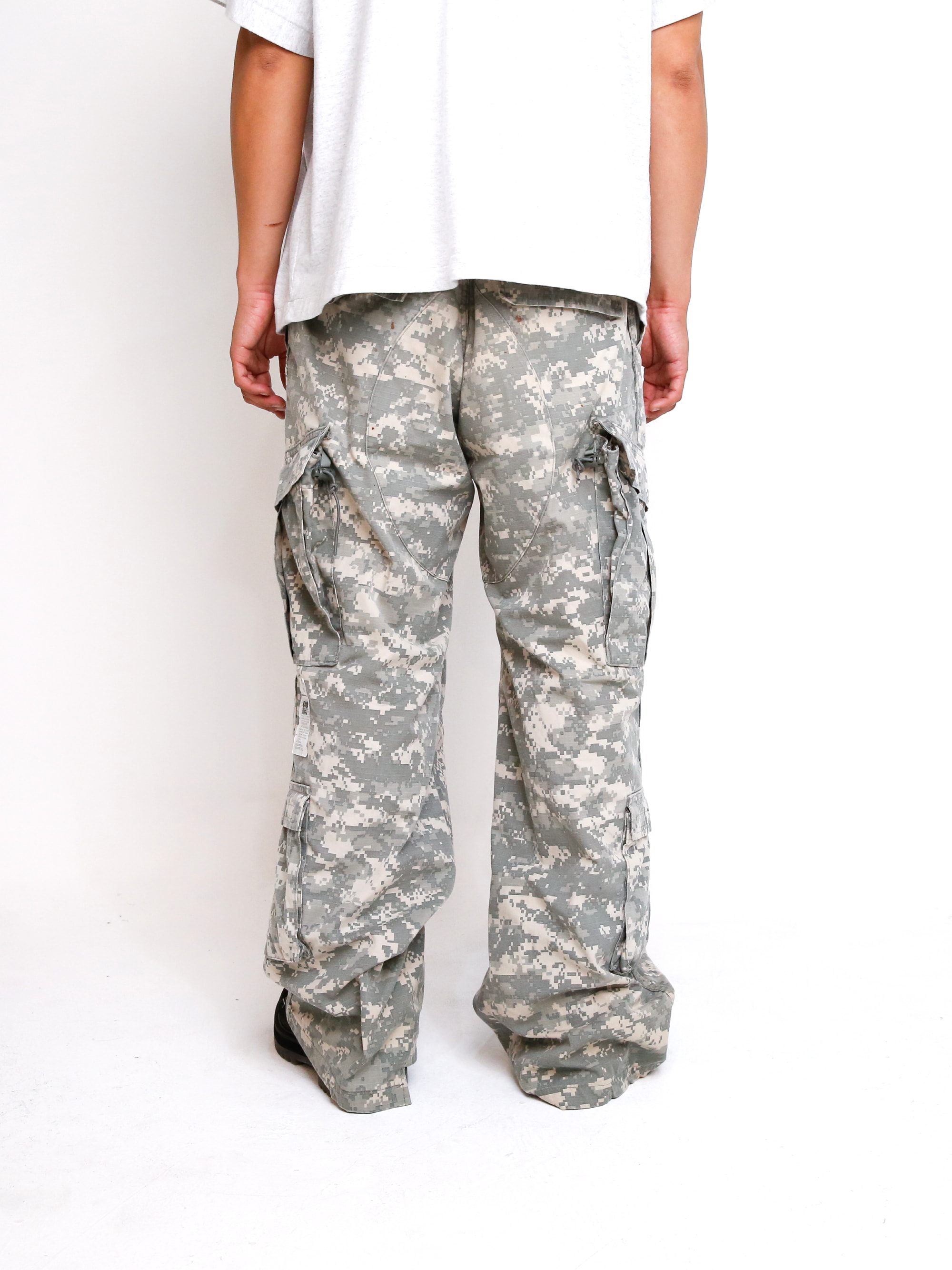 ACU Camo BDU Wide Flare Pants