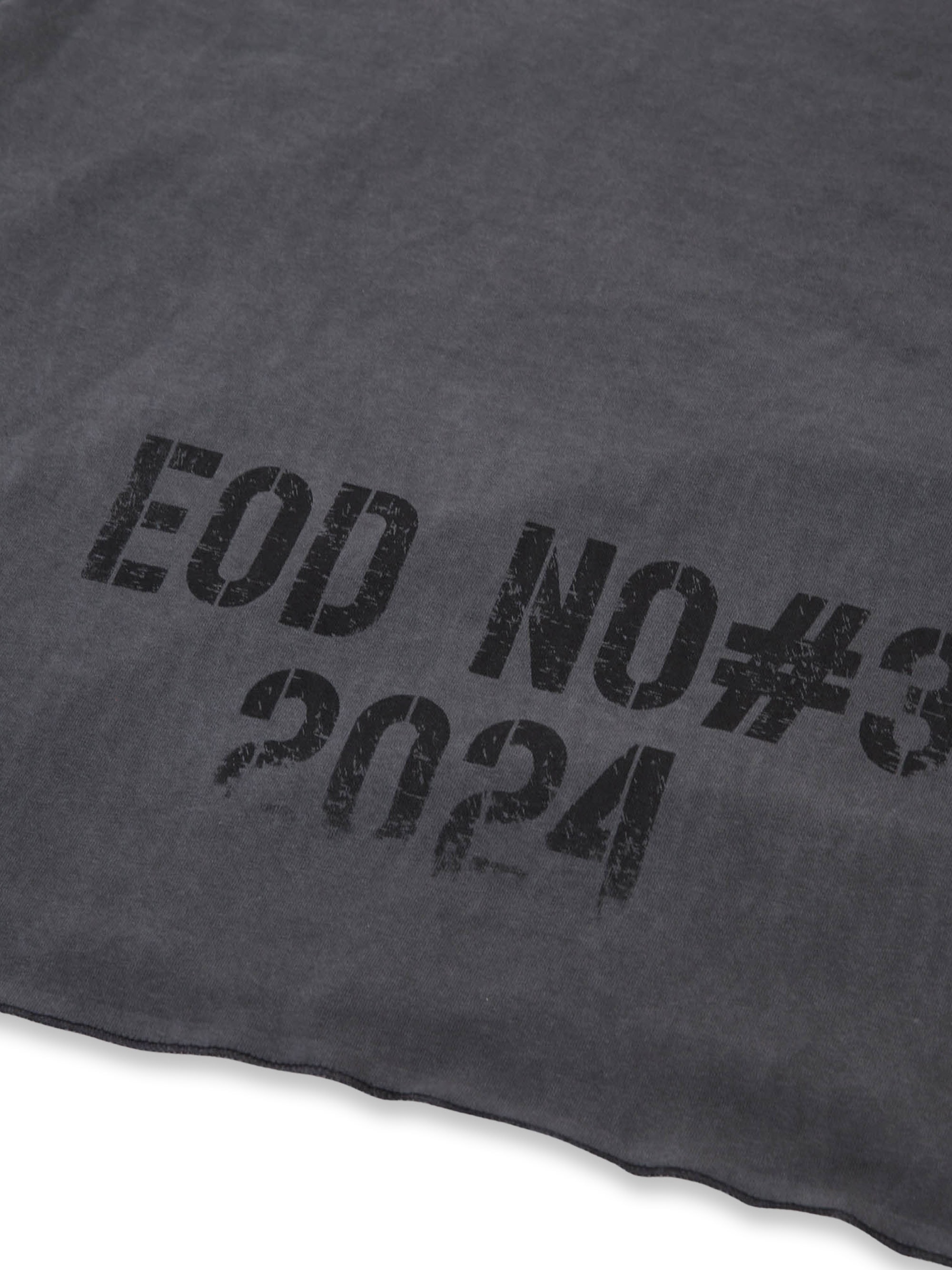 Washed Heavy Cropped Tee (Black)