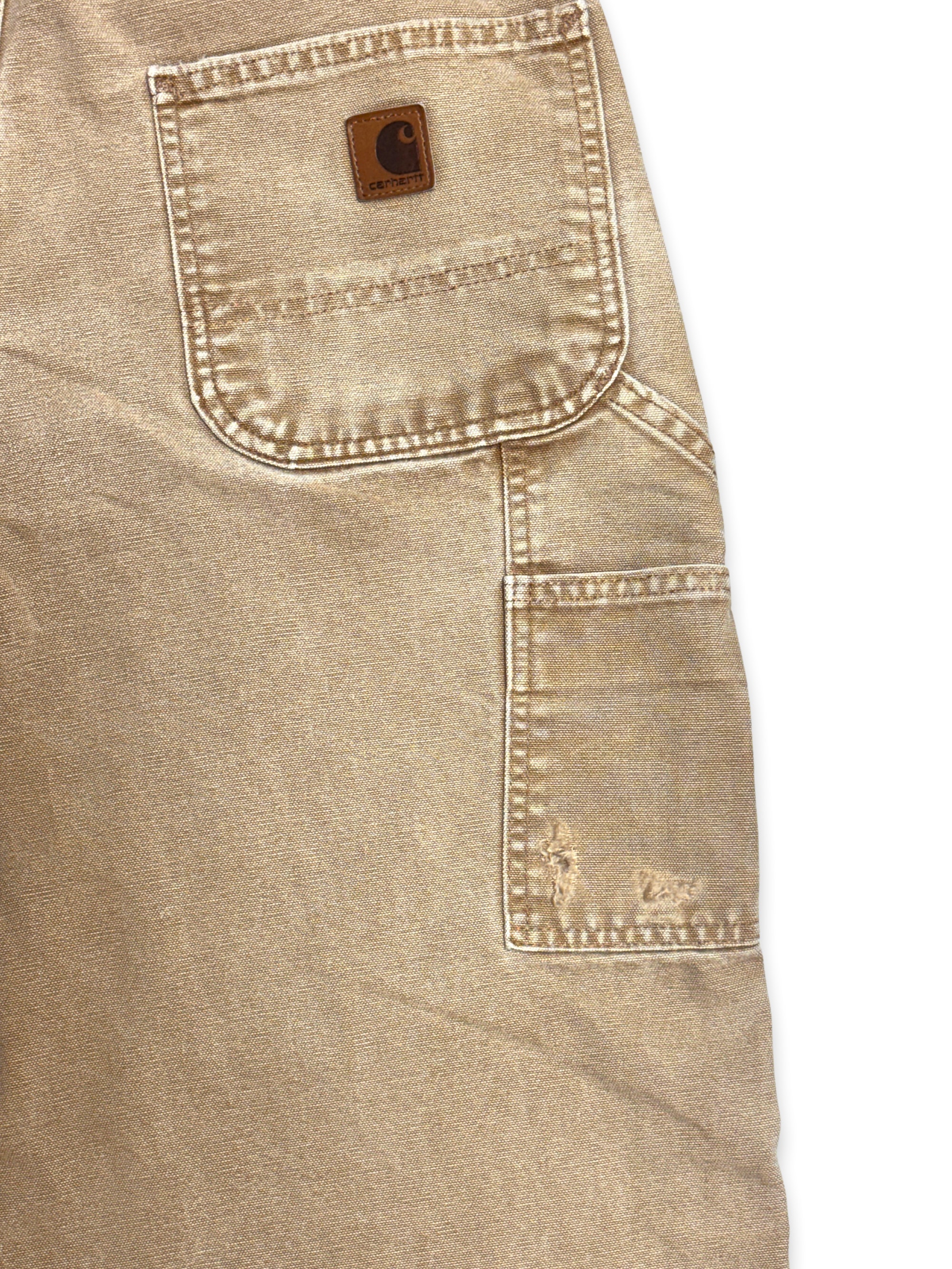 Vtg Carhartt Boro Sashiko Distressed Shorts . 009