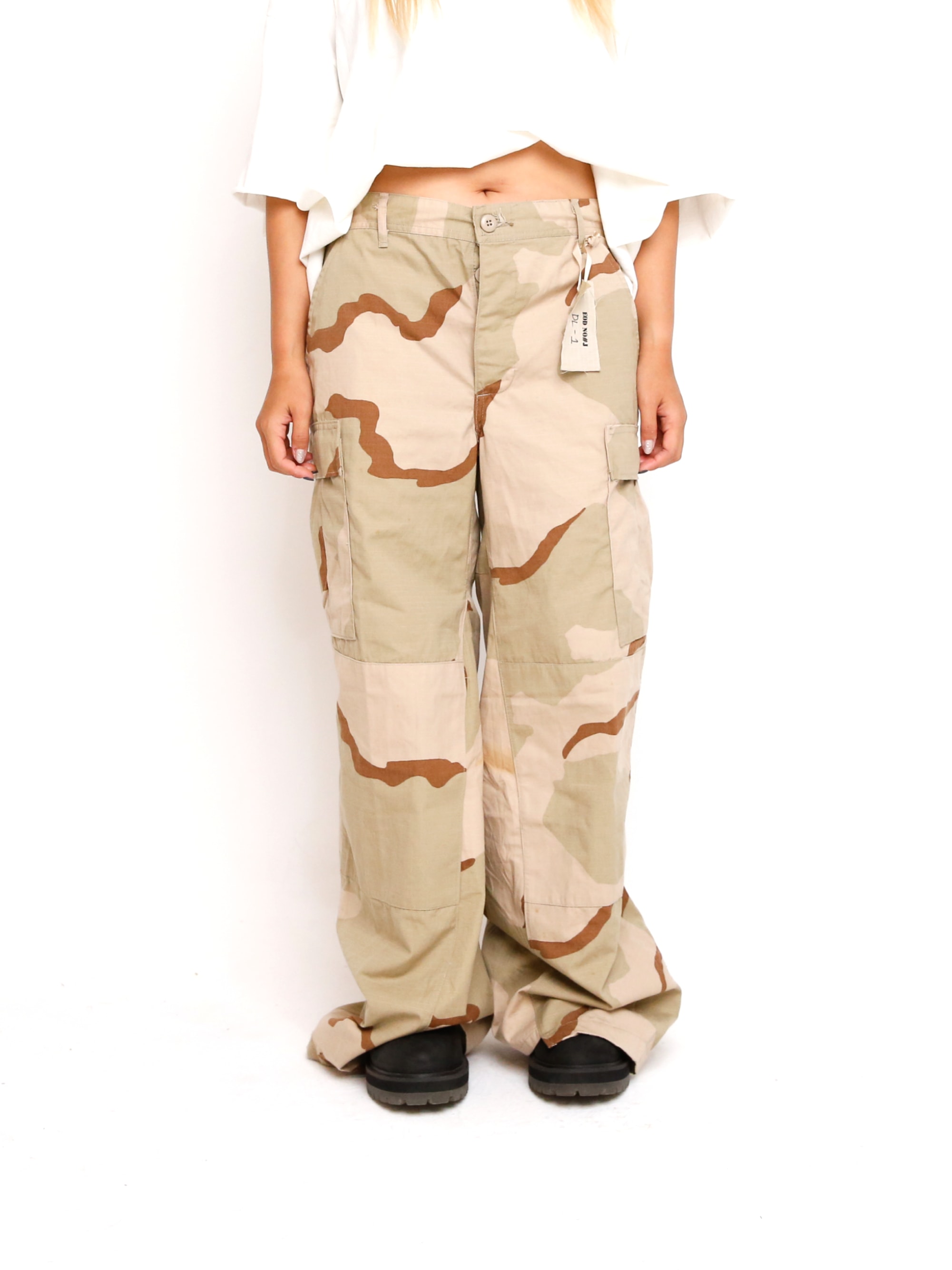 Desert Camo BDU Wide Flare Pants