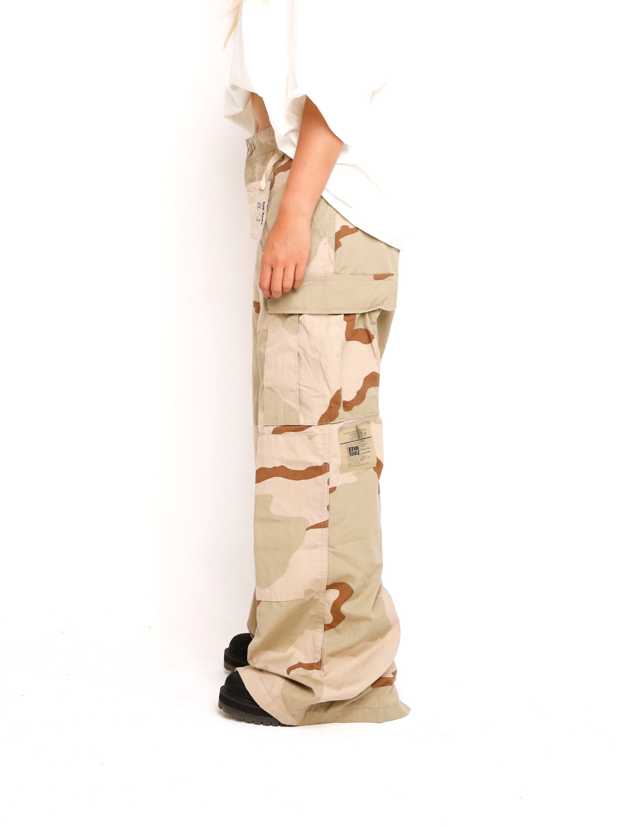 Desert Camo BDU Wide Flare Pants
