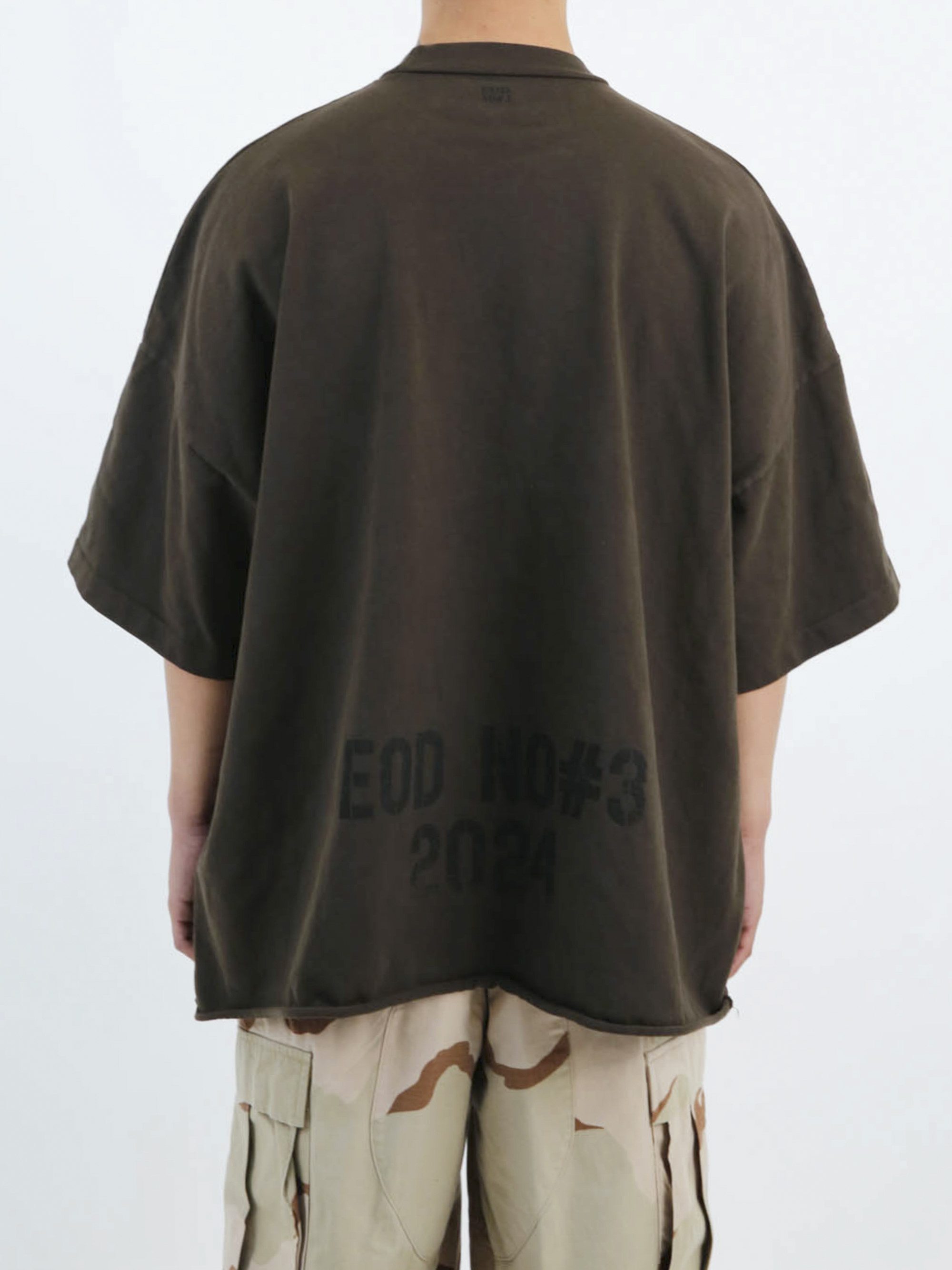 Oversized Heavy rib Tee (Military Green)