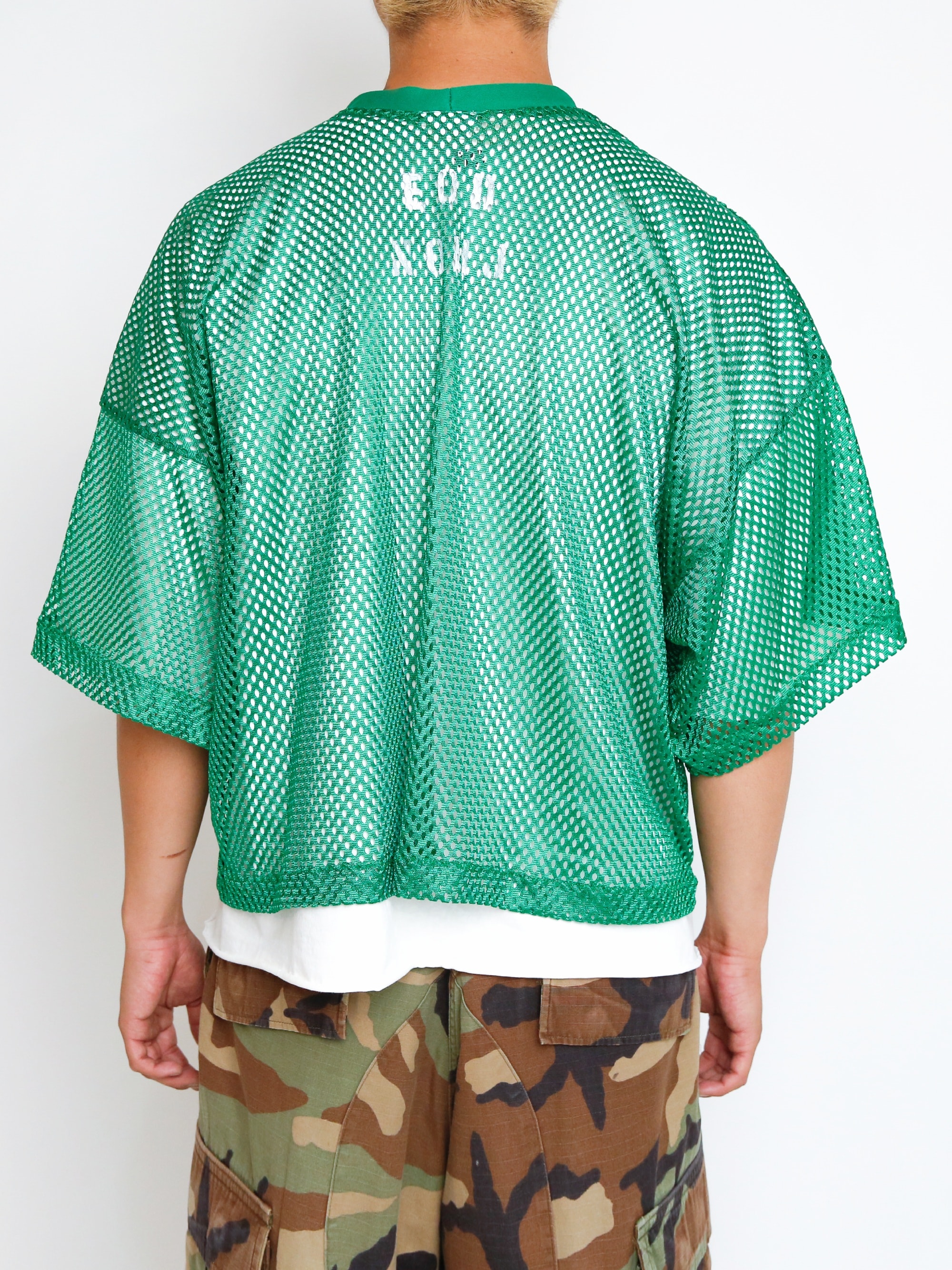 Cropped Mesh Jersey
