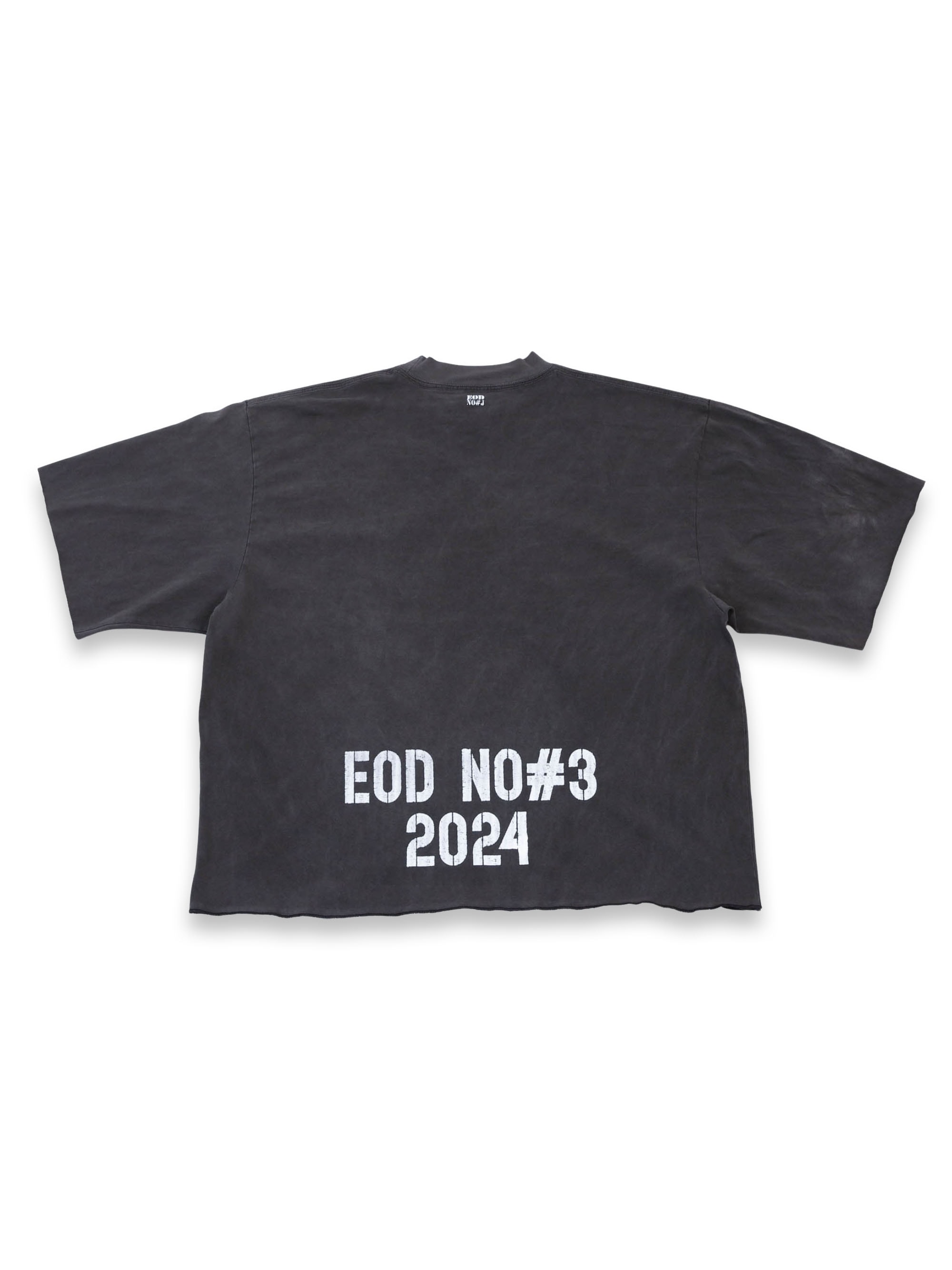 Washed Heavy Cropped Tee (White)