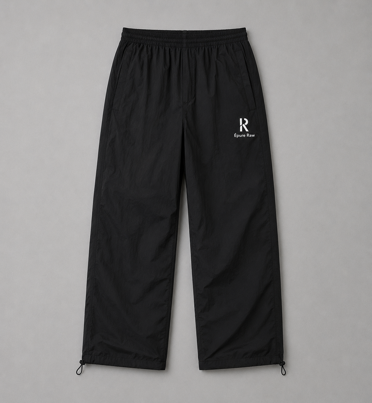 Épure Raw 26 우븐 바지 블랙
