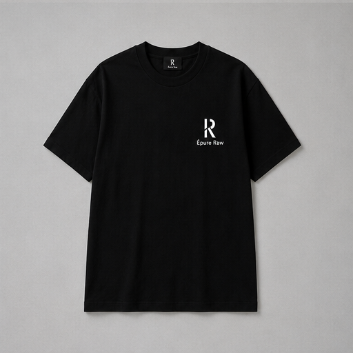 Épure Raw 26 티셔츠 블랙