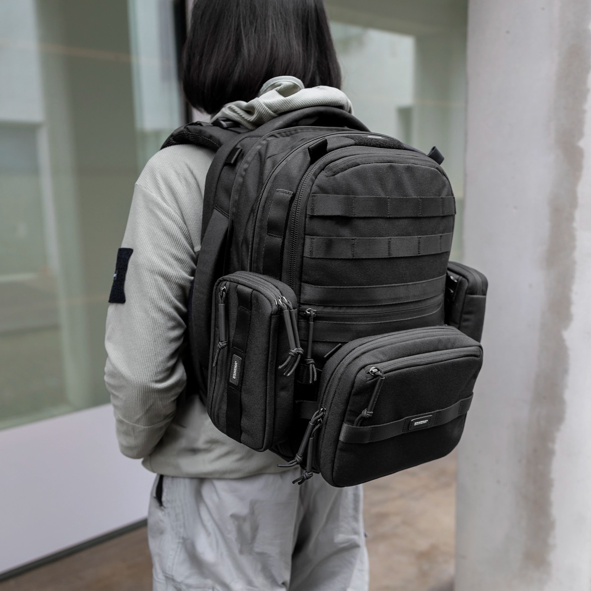 스냅집 파우치 1000D Cordura® BK