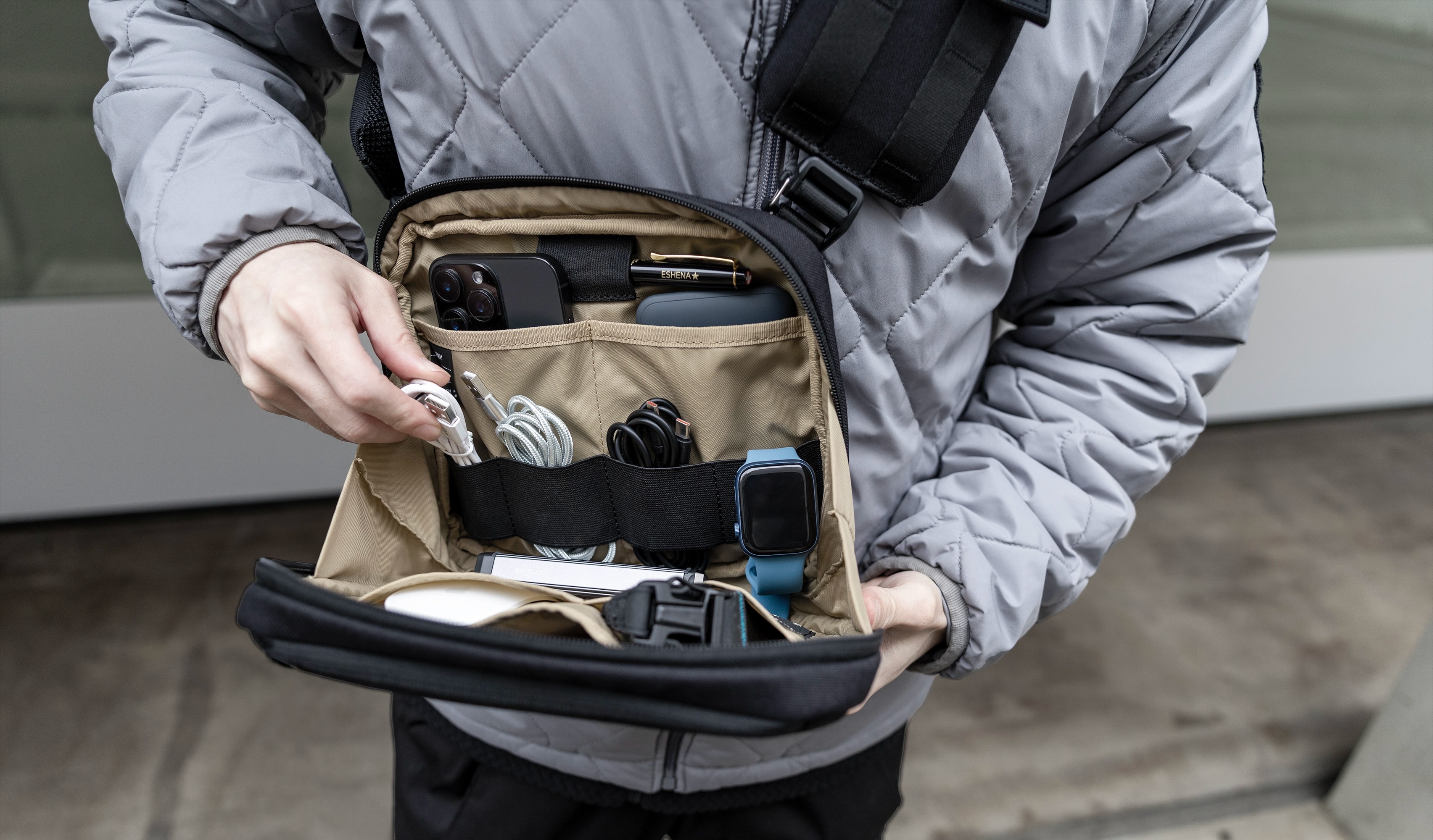캐리패널 슬링 1000D Cordura® BK