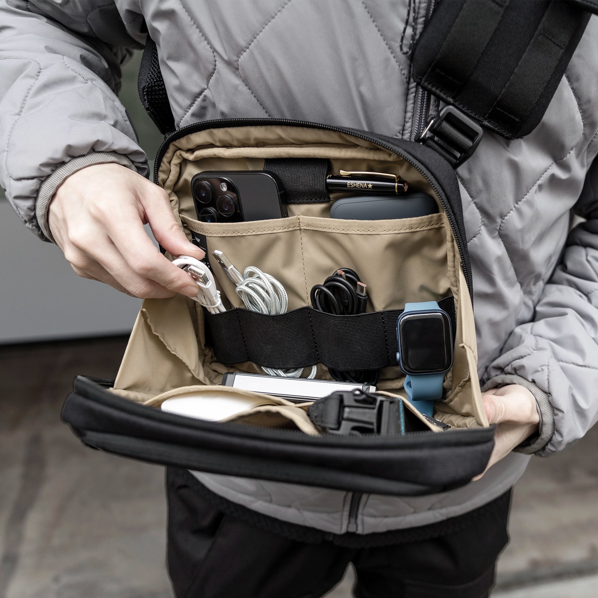 캐리패널 파우치 1000D Cordura® BK