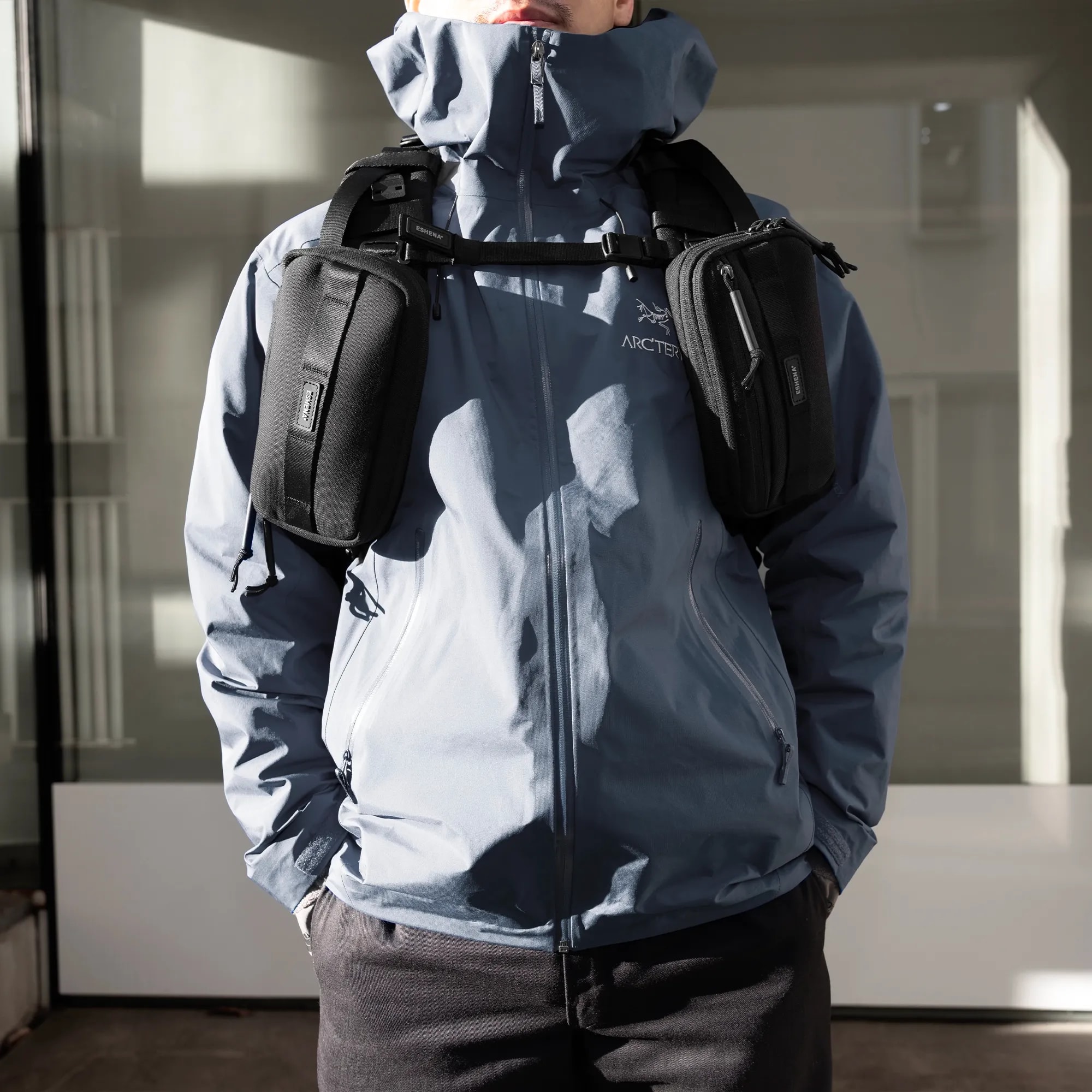 스냅집 파우치 1000D Cordura® BK