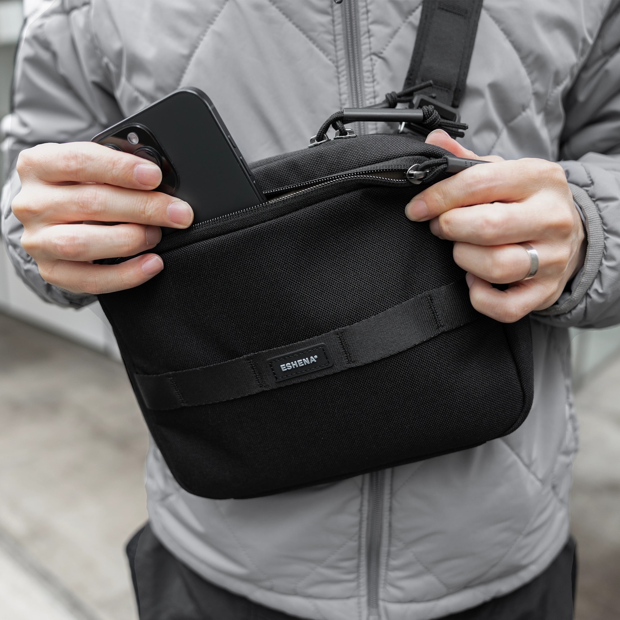 캐리패널 파우치 1000D Cordura® BK