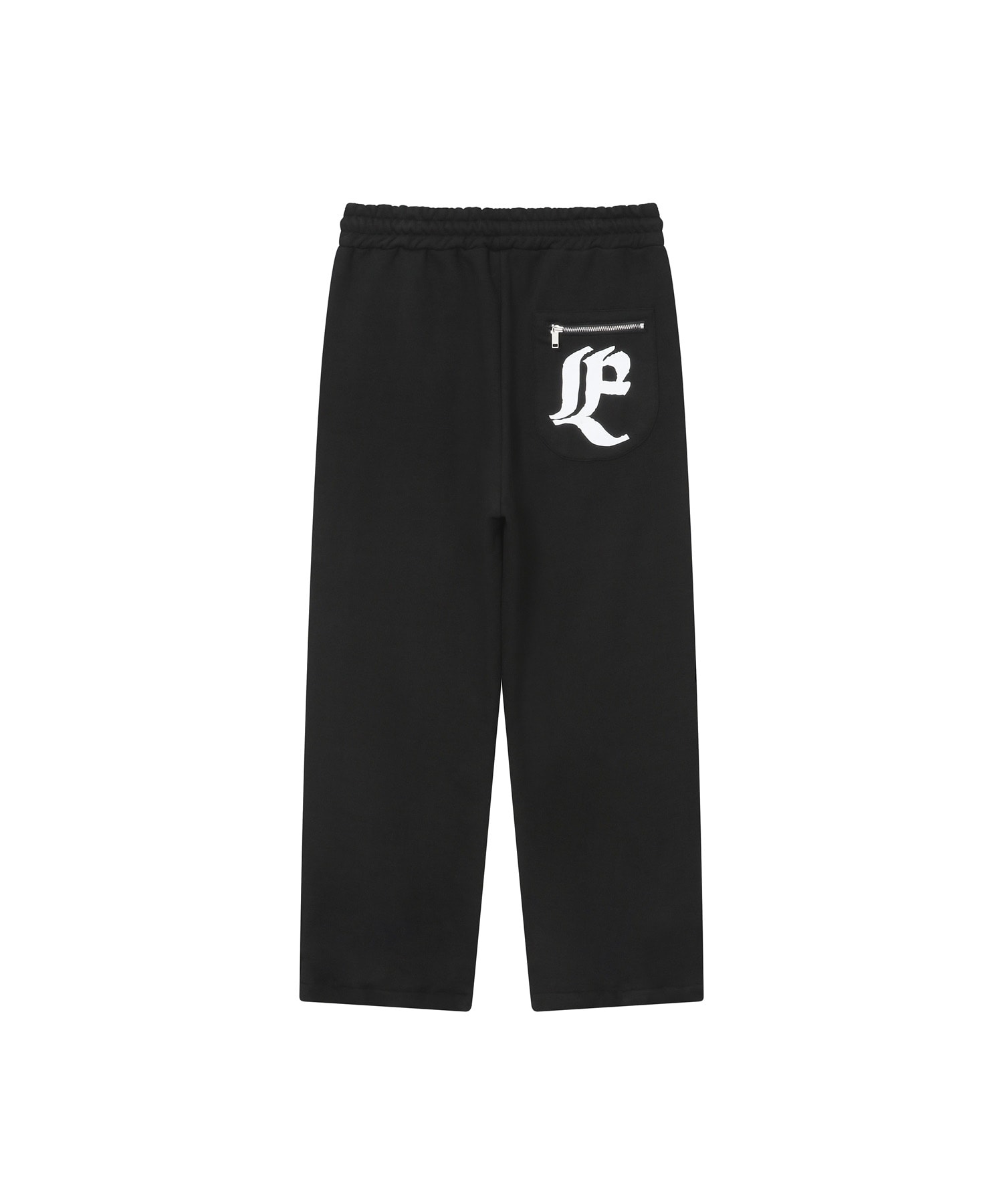 TRIPLE ZIP SWEATPANTS BLACK