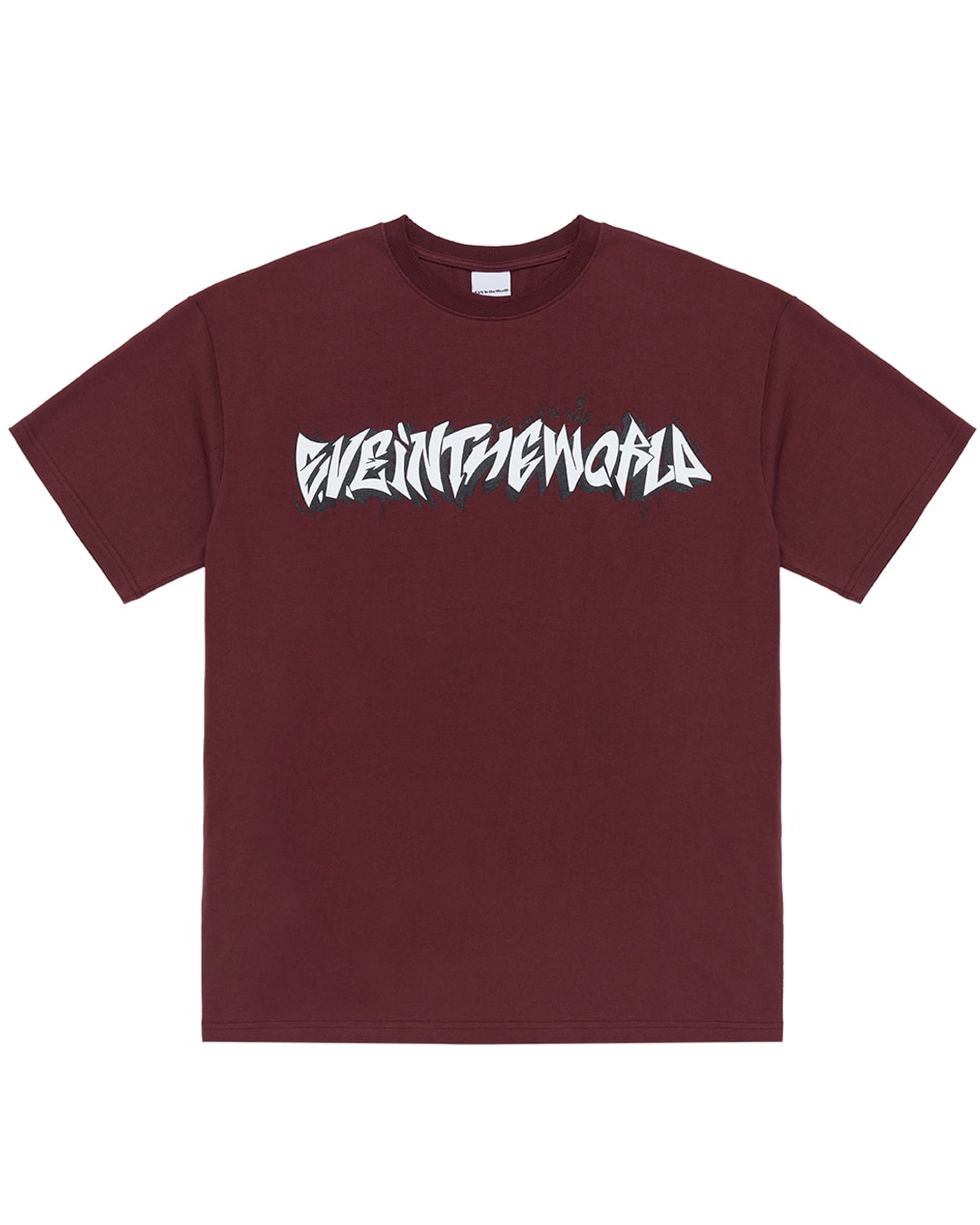 DEFY-GRAFF T-SHIRT BURGUNDY