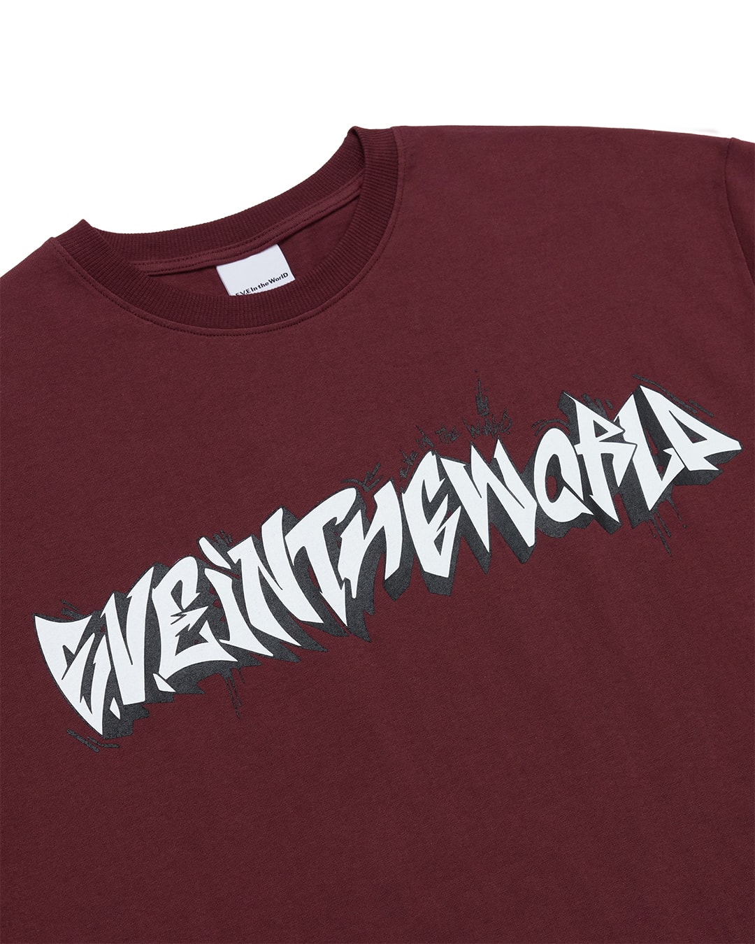 DEFY-GRAFF T-SHIRT BURGUNDY