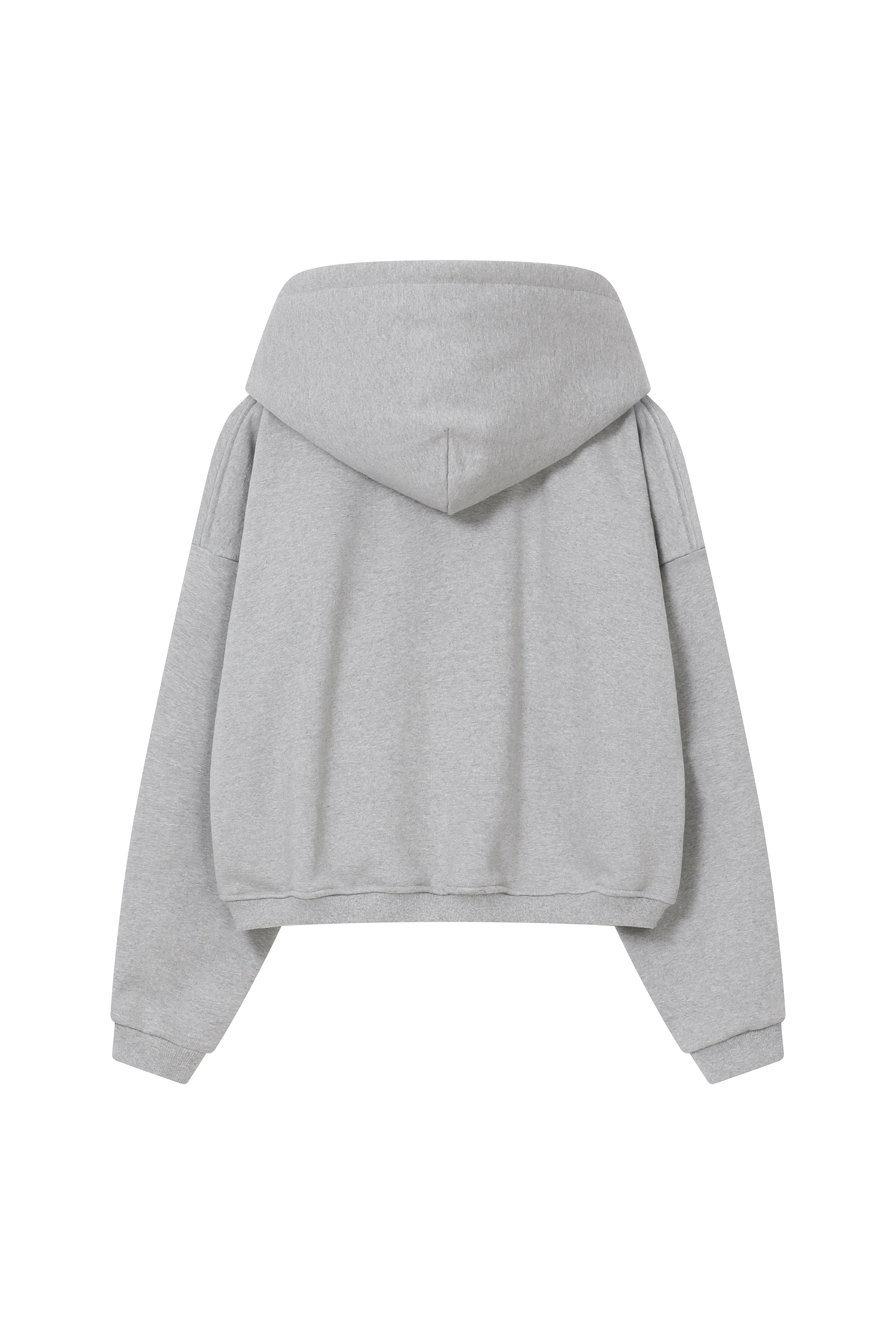 RIP ZIP HOODIE GREY