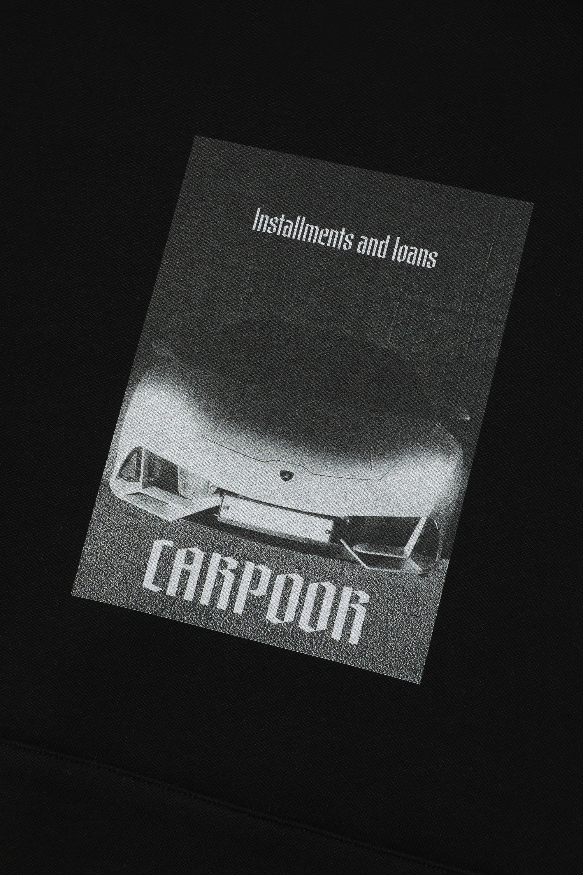 CARPOOR HOODIE BLACK