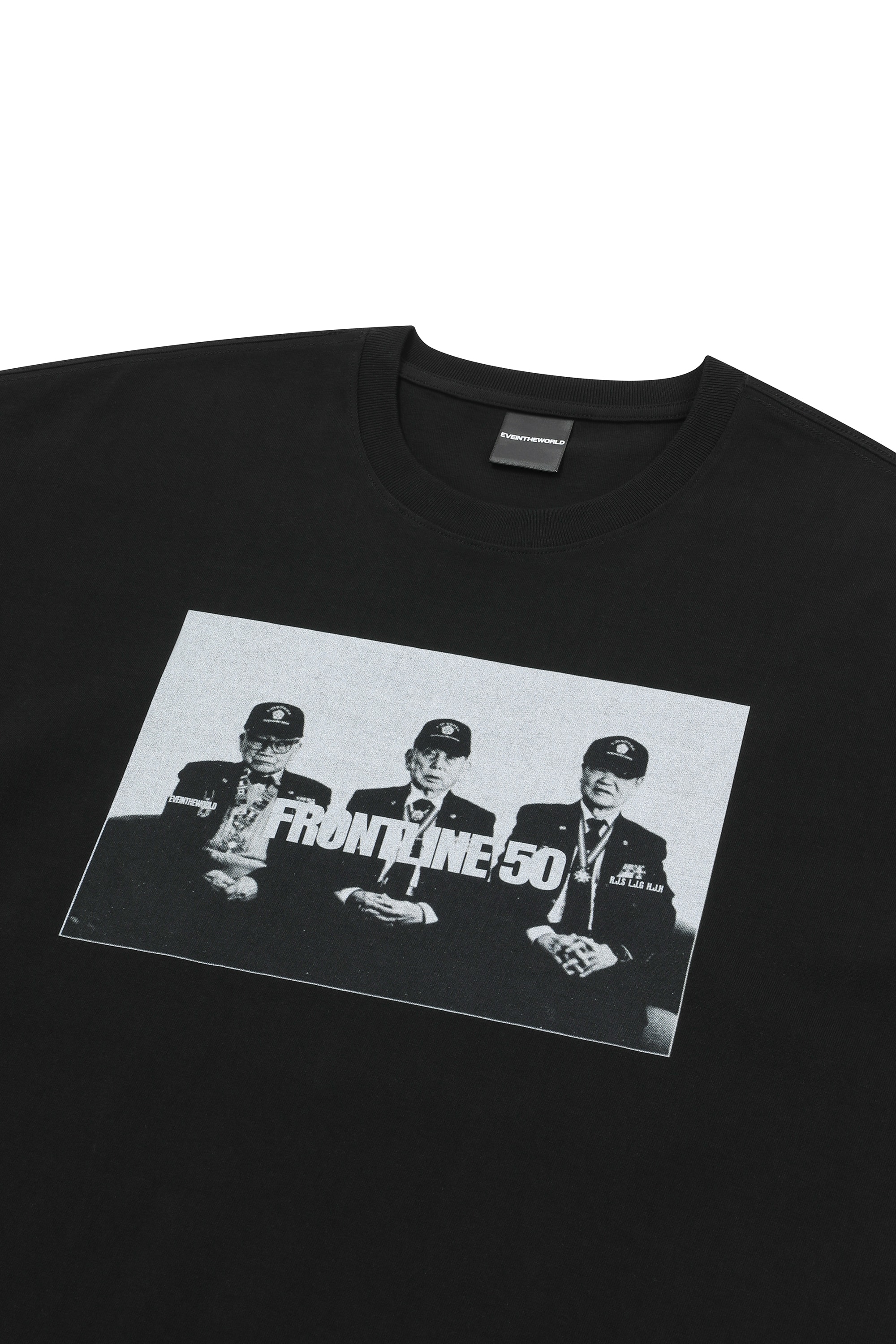 FRONTLINE T-SHIRT BLACK