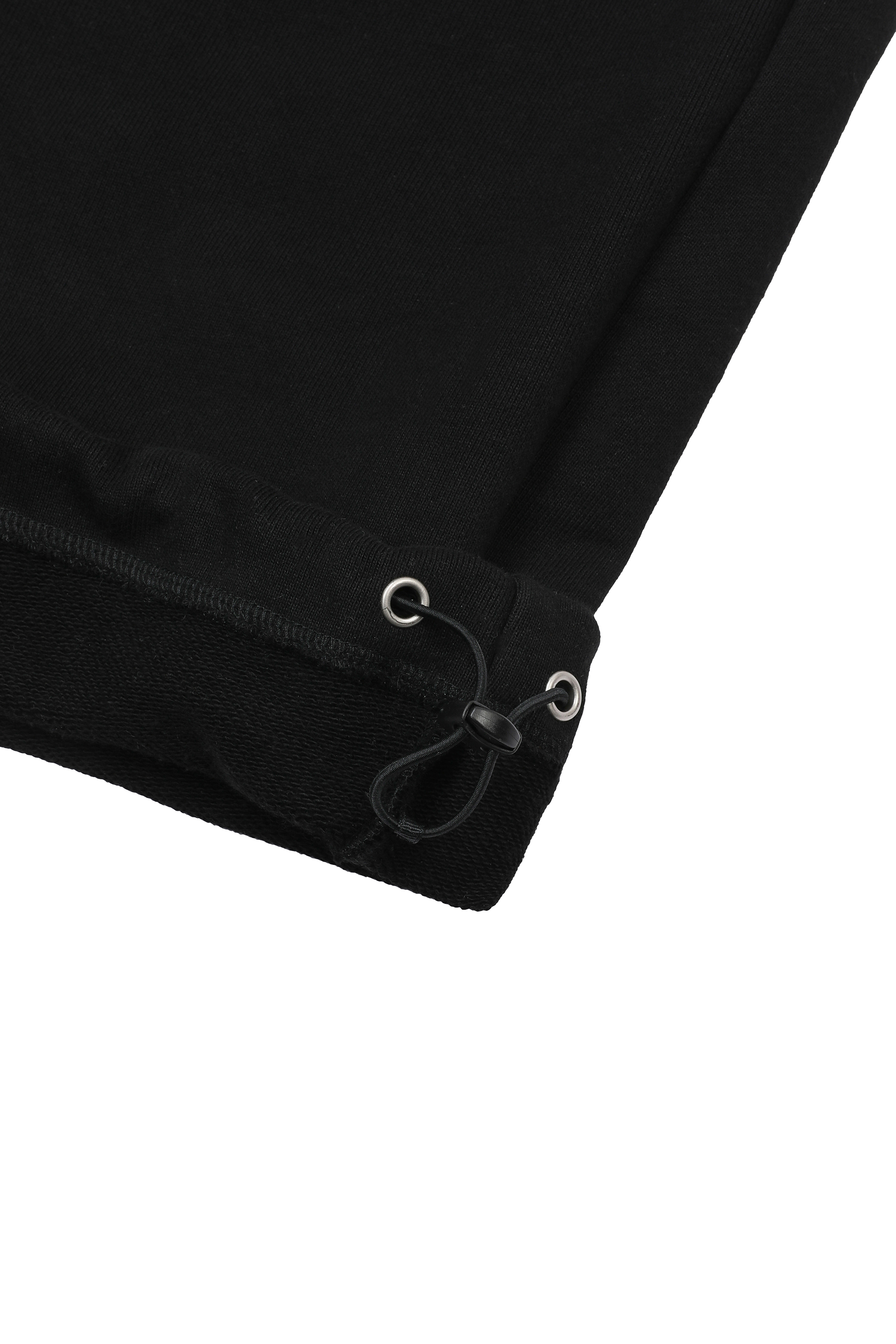 TRIPLE ZIP SWEATPANTS BLACK