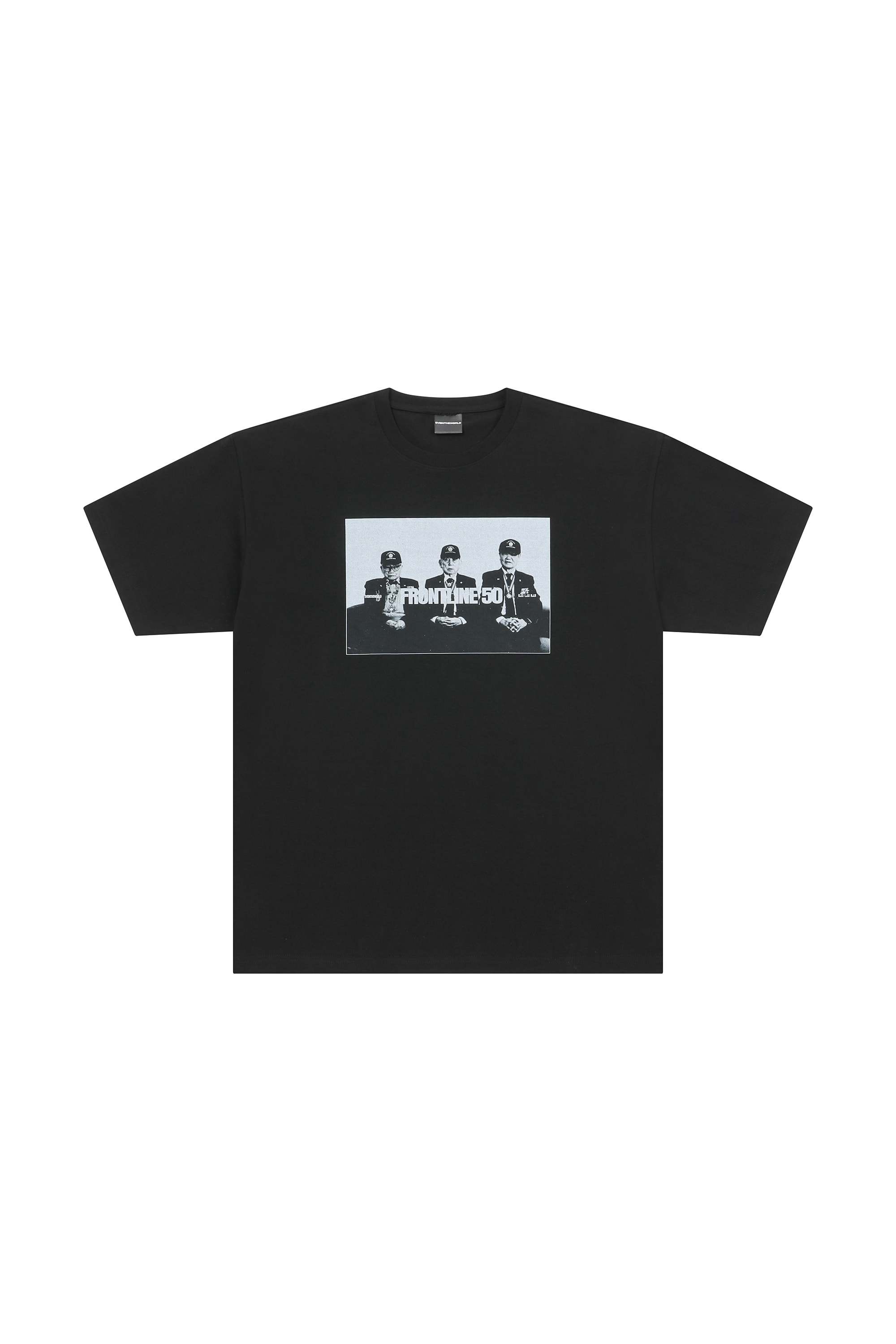 FRONTLINE T-SHIRT BLACK