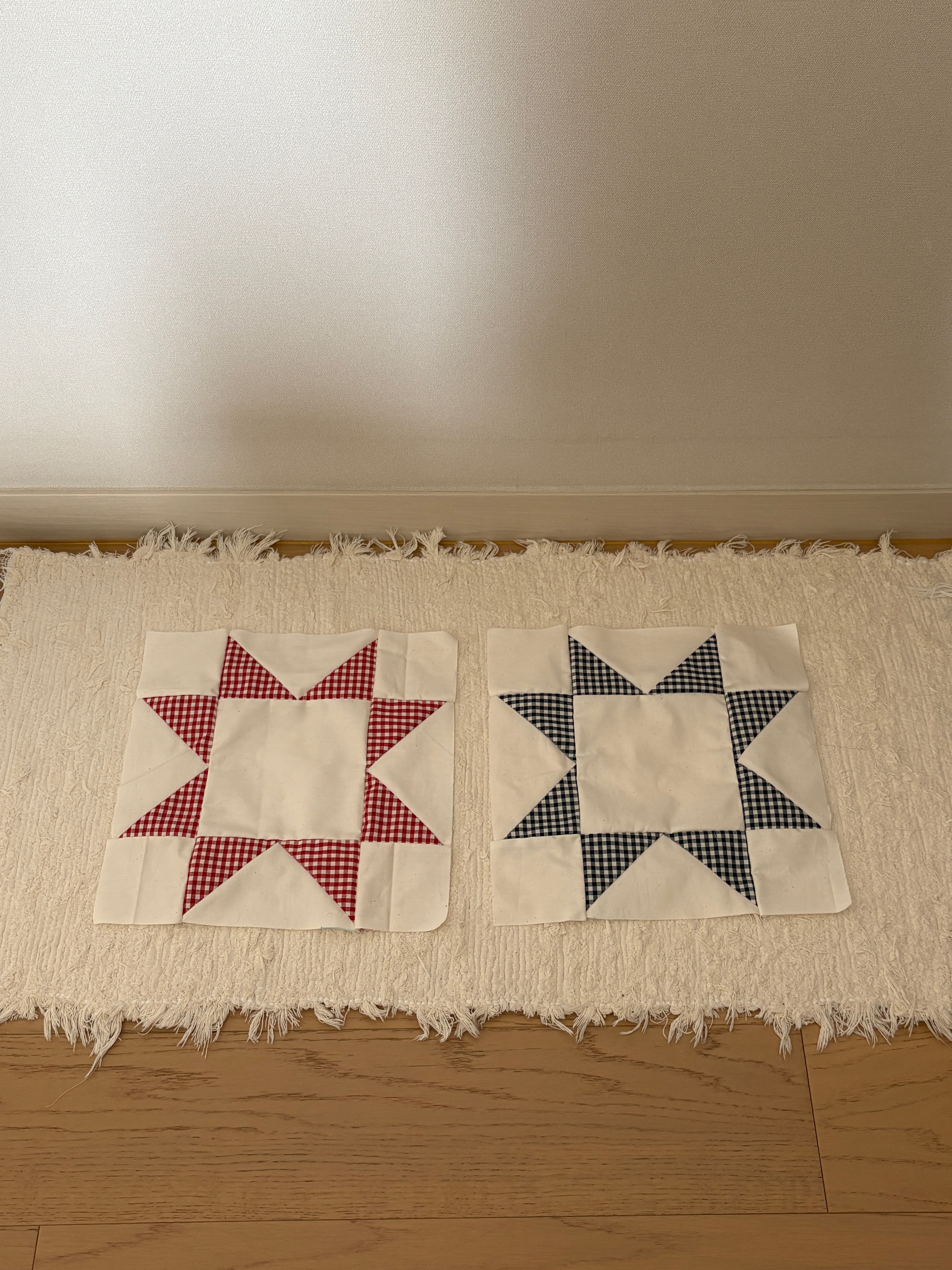snug patchwork cushion cover