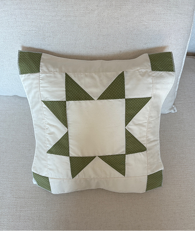 snug patchwork cushion cover